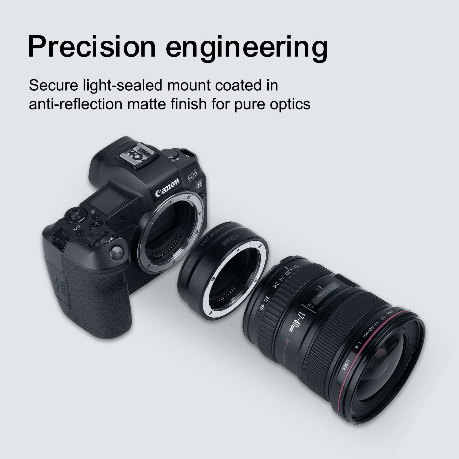 EF-EOS R Lens Mount Adapter for Canon EF/EF-S Lenses Compatible with EOS R/RP/R5/R6/R7/R10 Cameras 6