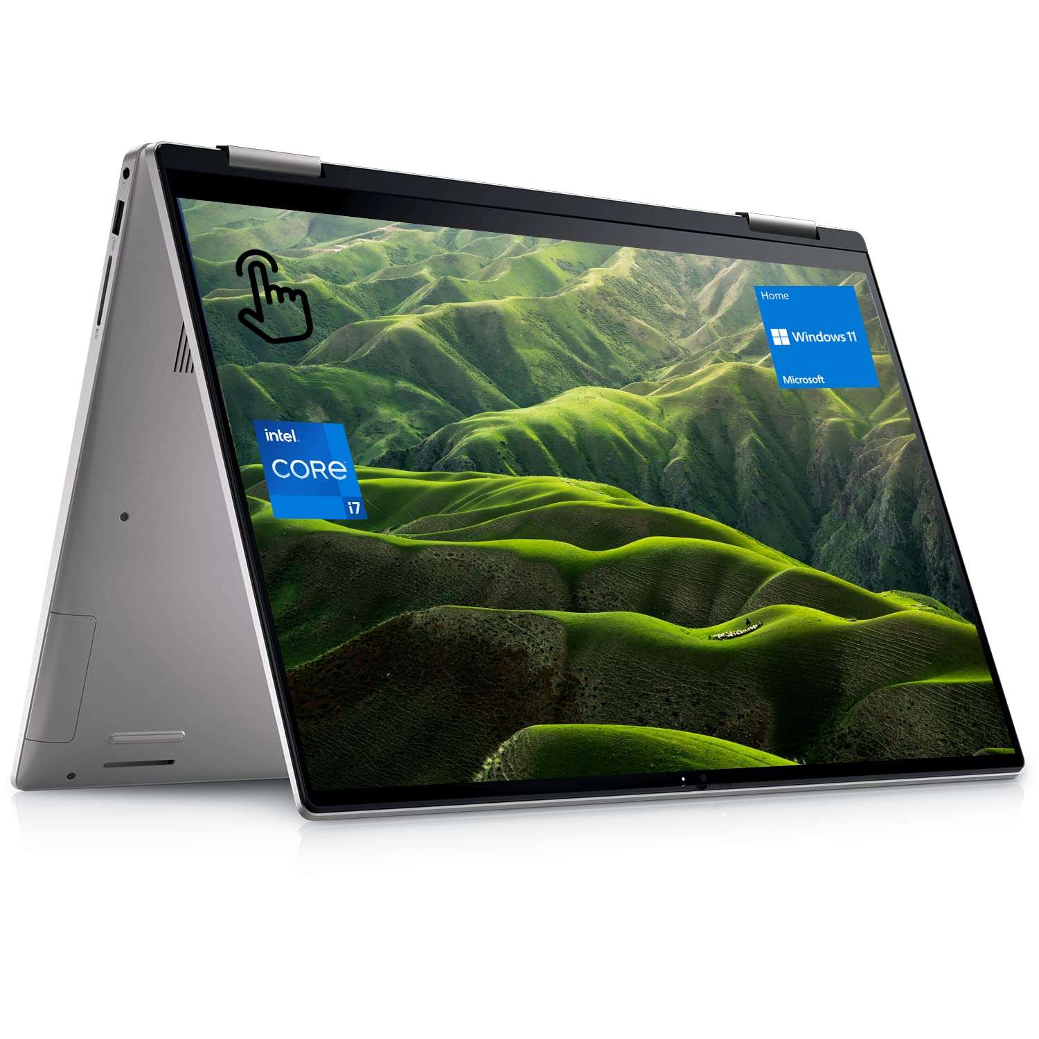 Dell Inspiron 7620 2-in-1 Laptop, 16" FHD+ Touch Display, 12th Gen Intel Core i7-1260P, 4GB RAM, 1TB SSD, FHD Webcam, HDMI, Backlit KB, FP Reader, Wi-Fi 6, Windows 11 Home 1