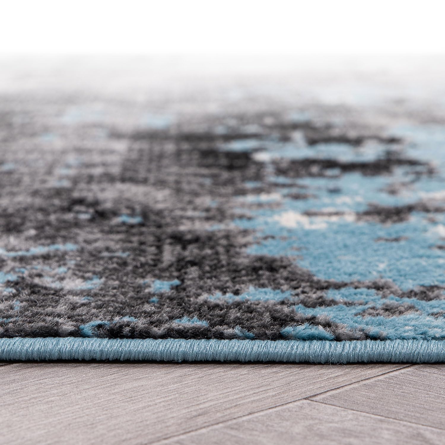 Rugshop Contemporary Abstract Splash Non Shedding Soft Ideal for Living Room,Bedroom,Kitchen Runner Rug 2' x 7' Yellow 3