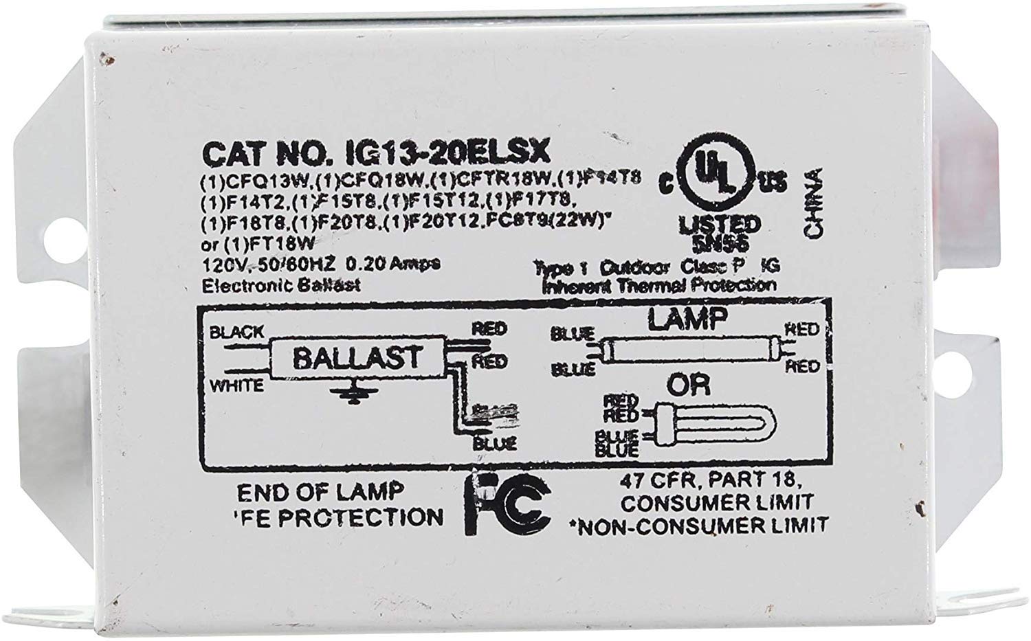 Solus IG13-20ELSX Electronic 120V Fluorescent Lamp Ballast, Easy Install & Energy Saving, Great for Aquarium & Terrarium Lamp Lighting, UL & CUL, Operates Linear & Compact Fluorescent Lamps 3