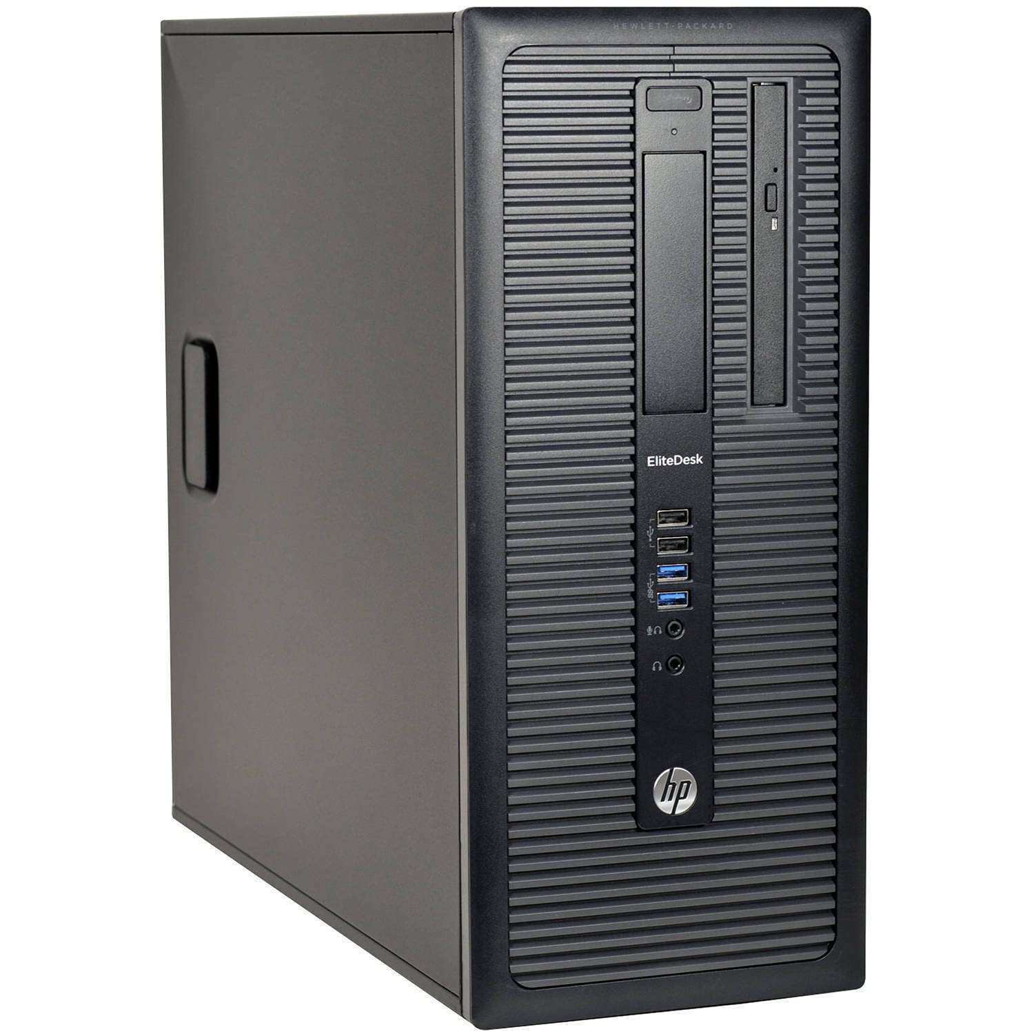 Hp EliteDesk 800 G1 Tower Computer Desktop PC, Intel Core i7 3.4GHz Processor, 16GB Ram, 256GB M.2 SSD, WiFi & Bluetooth, HDMI, Nvidia GeForce GT 1030 DDR5 2GB, Windows 10 Pro (Renewed) 2