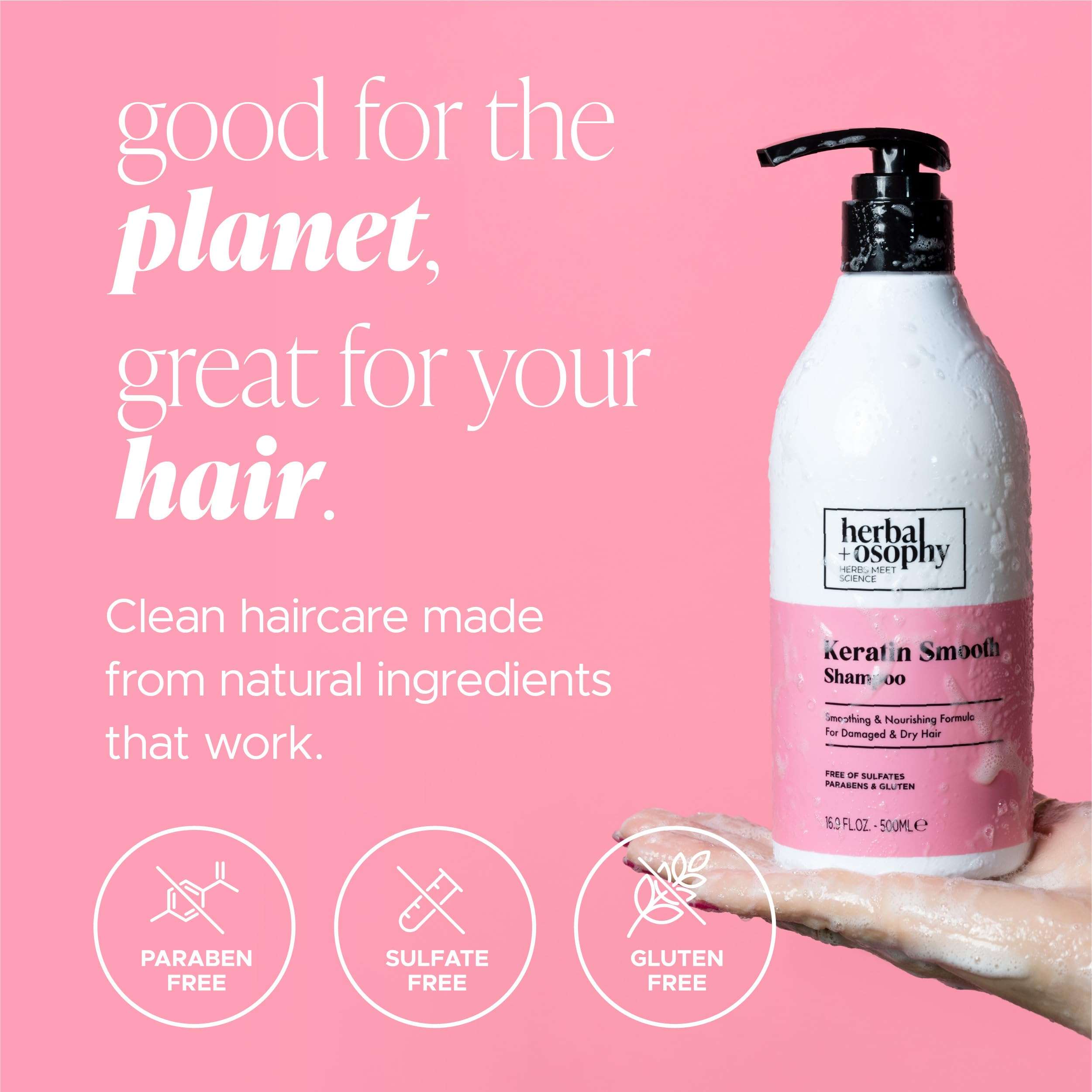 16.9 Fl Oz Purple Shampoo, Toning Shampoo for Blonde Gray Hair, Eliminates Brassy and Yellow Tones, Infused with Cocos Nucifera Oil for Both Men & Women, Free of Sulfate, Parabens and Gluten 6