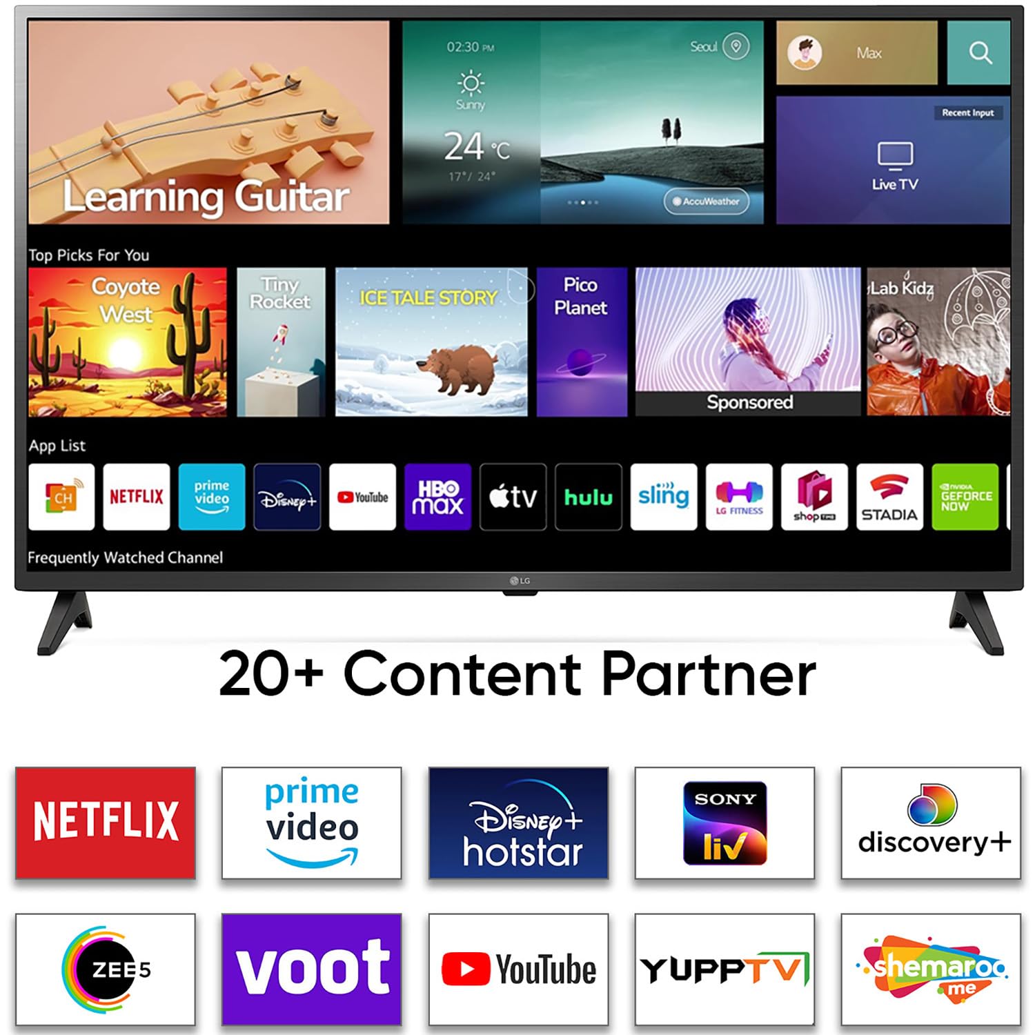 LG 108 cm (43 inches) 4K Ultra HD Smart LED TV 43UQ7550PSF (Ceramic Black) 3