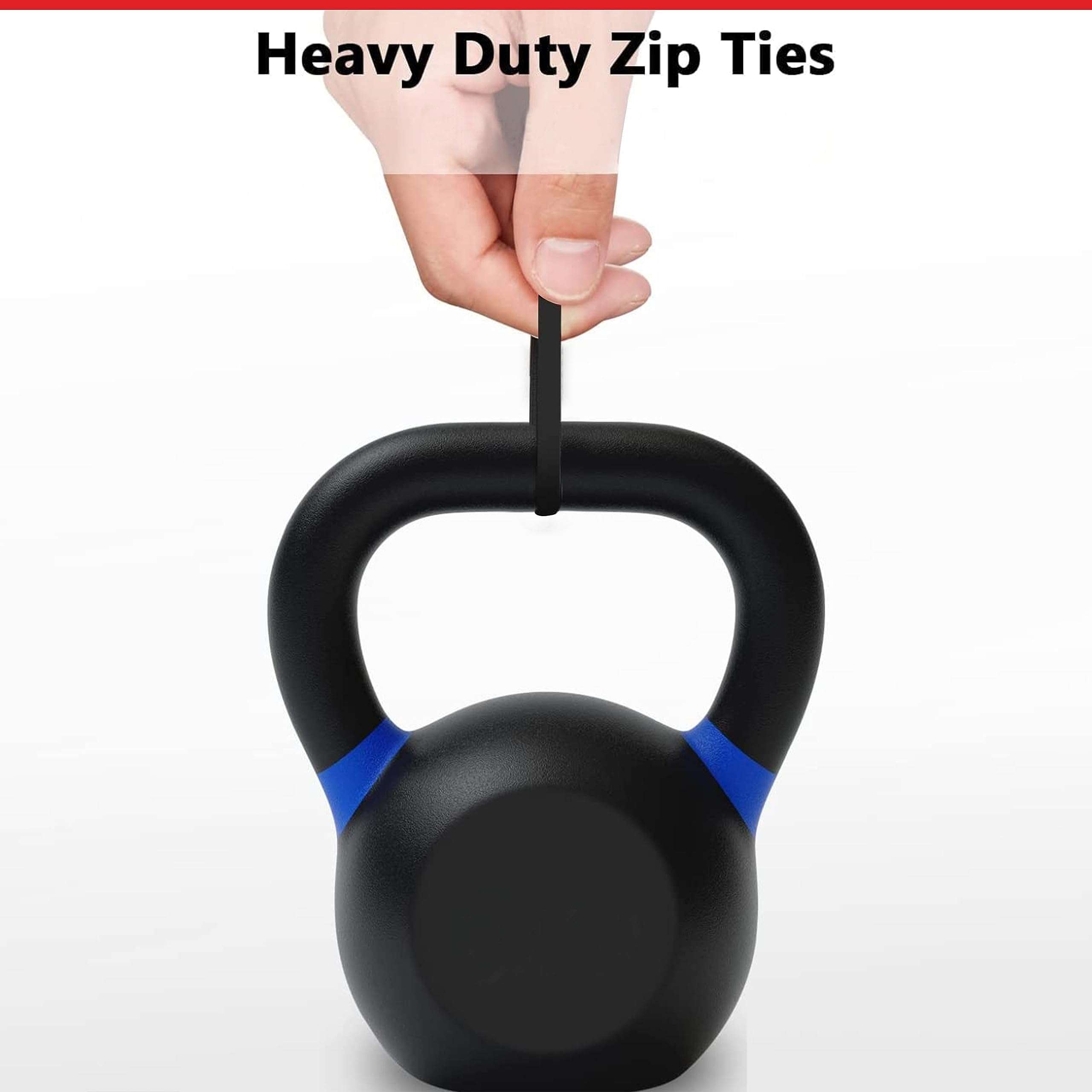 Robustt Self Locking Cable Ties | 100 X 2.5 mm | 500 Pieces, Black | Heat Resistant Cable Zip Ties | Self-Locking Cable Organizer | Anti - Slip Wire Organizer | For Indoor & Outdoor Use 4