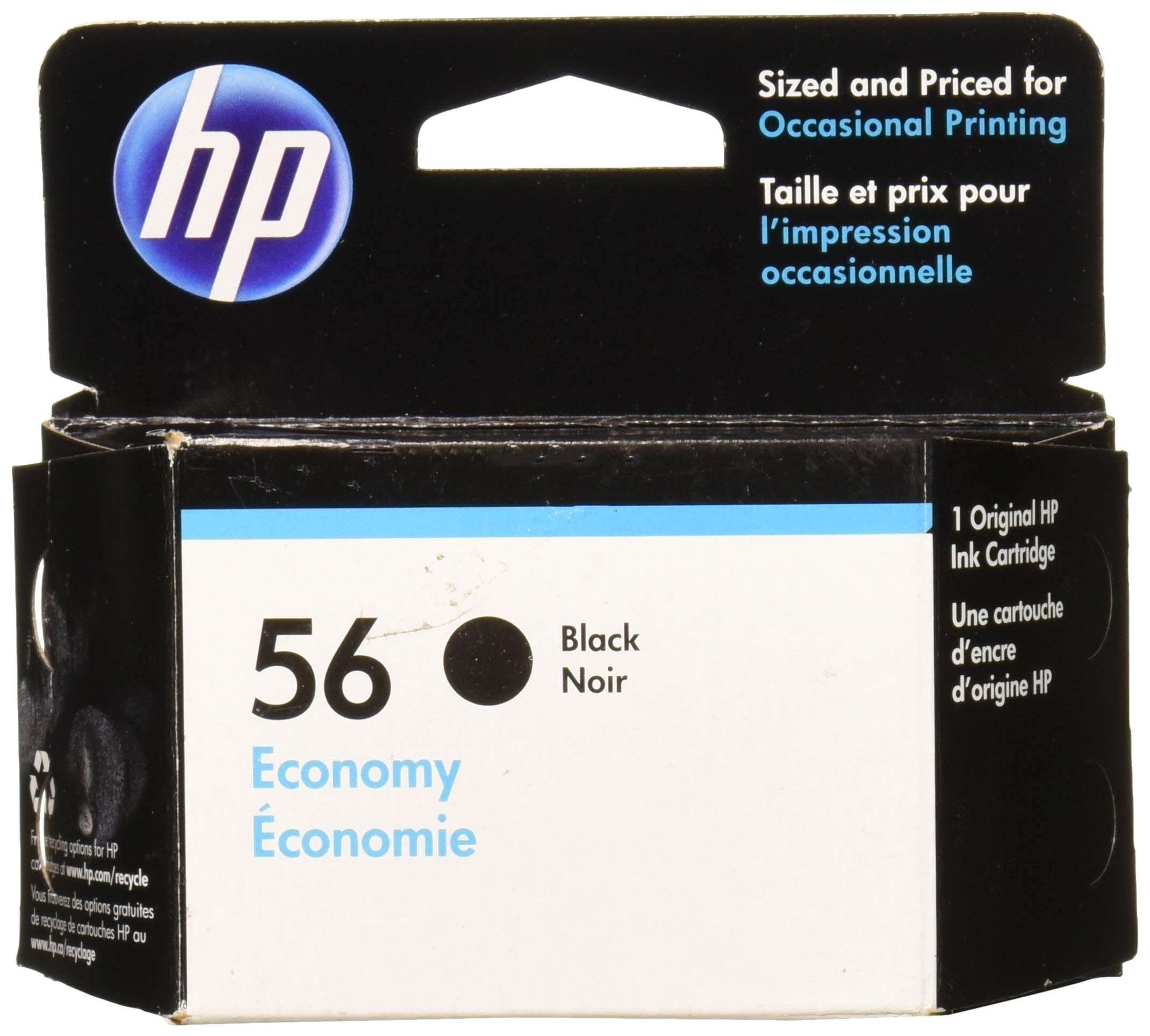 HP 56 | Ink Cartridge | Black | Economy Size | D8J31AN | DISCONTINUED BY MANUFACTURER 1
