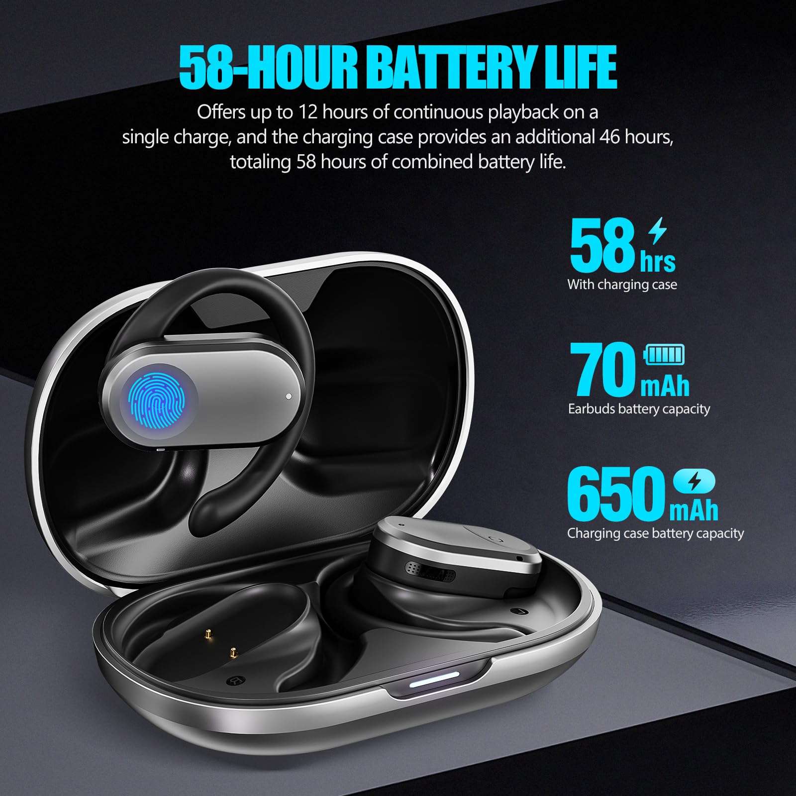 ikedon Open Ear Headphones USB Condenser Microphone, Plug & Play, Studio Cardioid Mic for Recording YouTube Gaming Podcasting (lp13) (lp10) 3