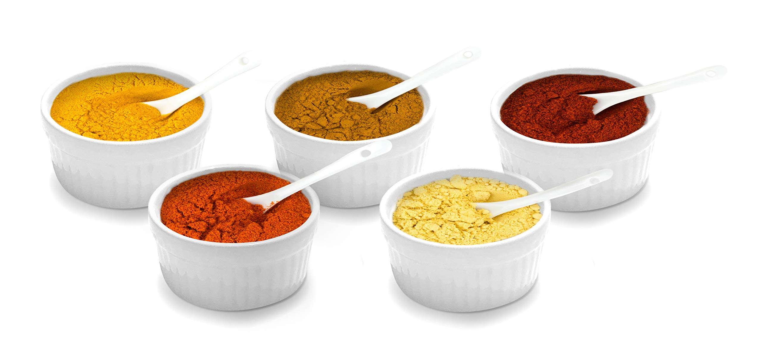 Furmaware Set of 6 Ceramic Ramekins - Non-Toxic Classic White Porcelain Custard Cups - Oven Safe Ramekins, for Baking and Serving Single Servings of Desserts, Dips, and Snacks - (18 oz) 5