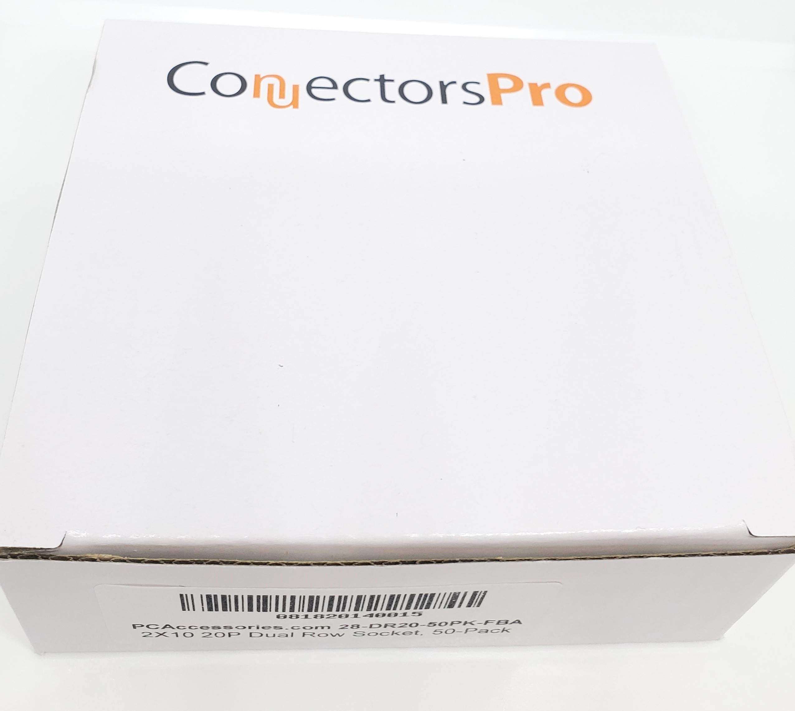 PC Accessories - Connectors Pro 50-Pack 2X10 20P 2.54mm Dual Rows IDC Sockets for Flat Ribbon Cable, 20 Pins FC Female Connector 6
