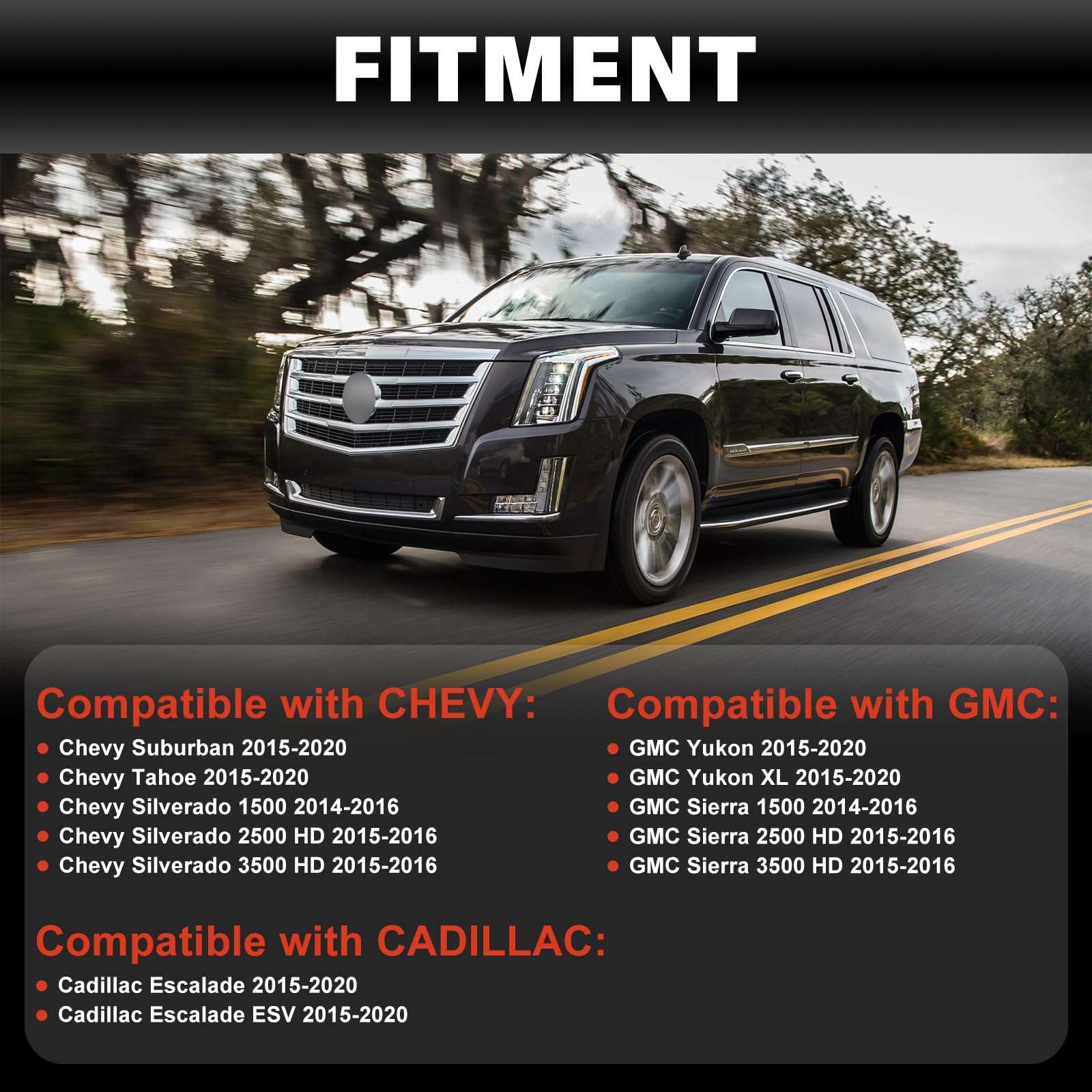 USTAR 84354716 Battery Distribution Fuse Block Compatible with 2015-2020 Chevy Suburban Tahoe GMC Yukon Escalade, 2014-2016 Chevy Silverado GMC Sierra 1500, 2015-2016 Silverado Sierra 2500 HD 3500 HD 3