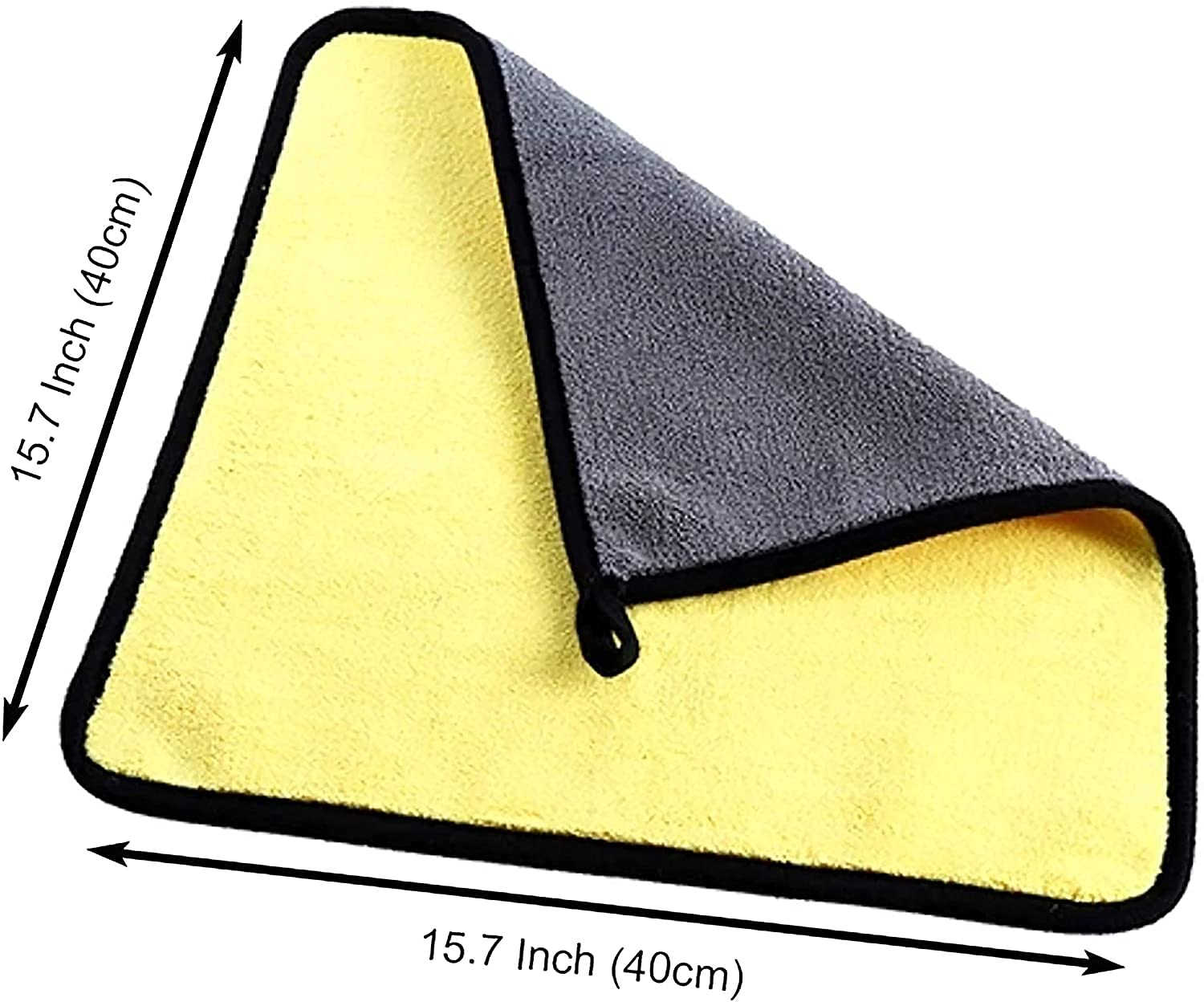 CarFrill Premium Microfiber Car Wash Mitt & Cleaning Cloth, 2 Dust Towels & Mitt Home, Office, Car Wash, Kitchen Cleaning Set (2 Pic Gloves 900 GSM+ 2 Pic (40X40 CM Dual Color 900 GSM Microfiber Cloth) 6