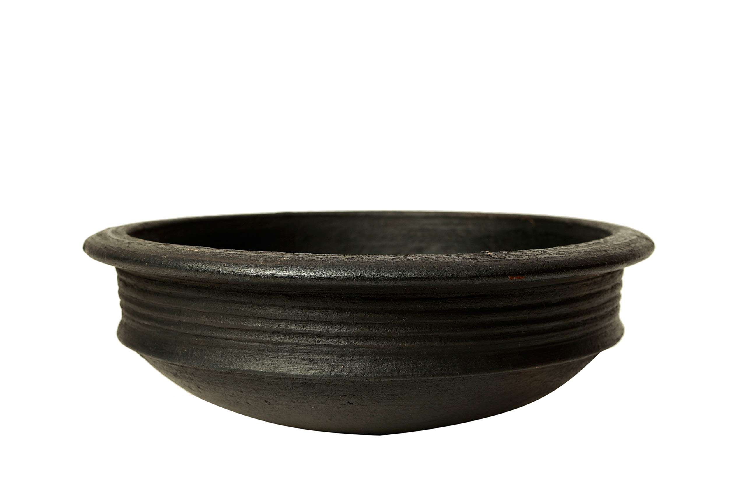 Ecocraft India Online Clay Pot (2 Liters) Black 1