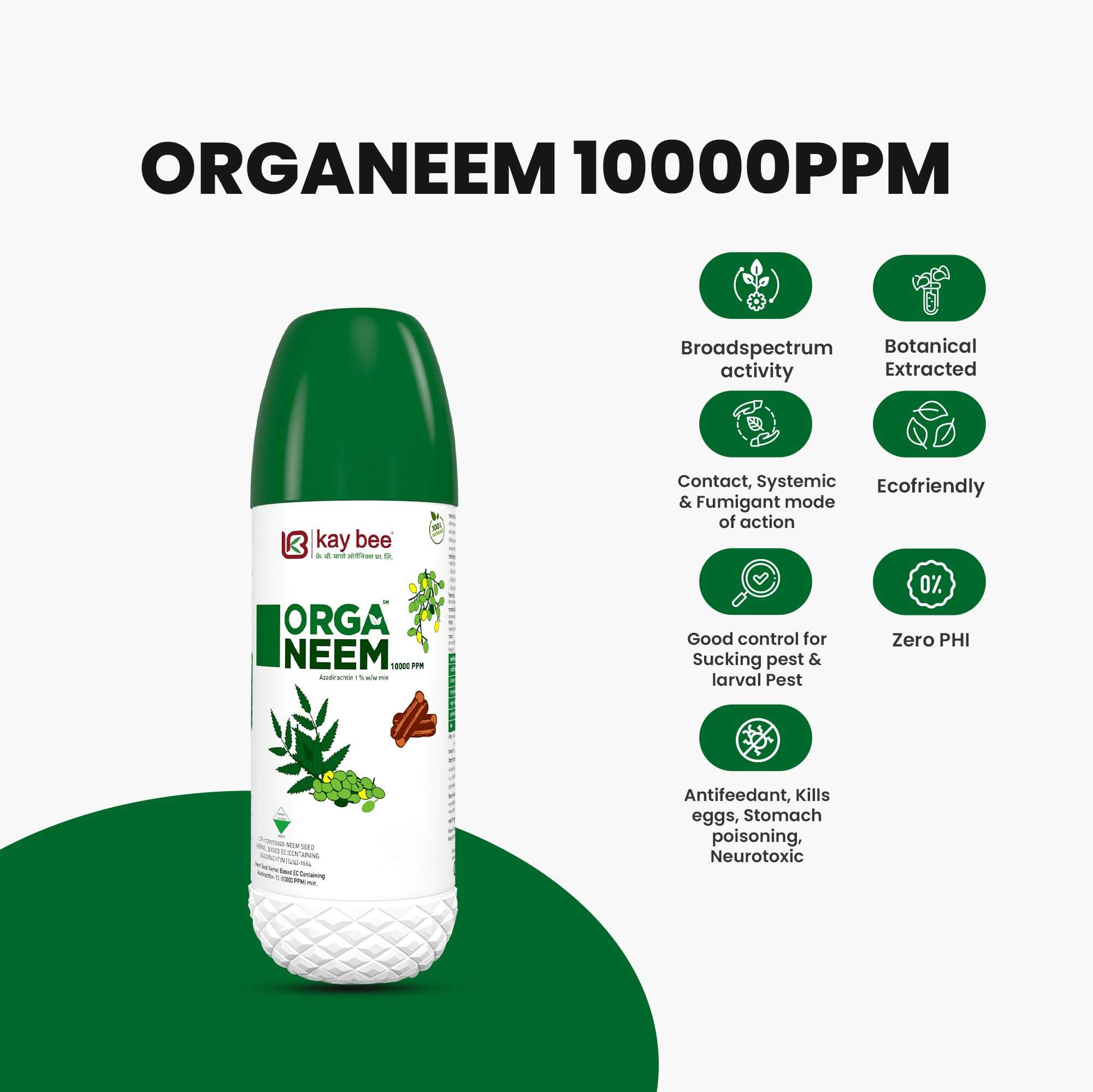 Kay Bee Neem Oil 10000 PPM | Cold Pressed Organic Neem Oil for Plants | Leaf Shine & Healthy Growth Spray – 5 Litre 4