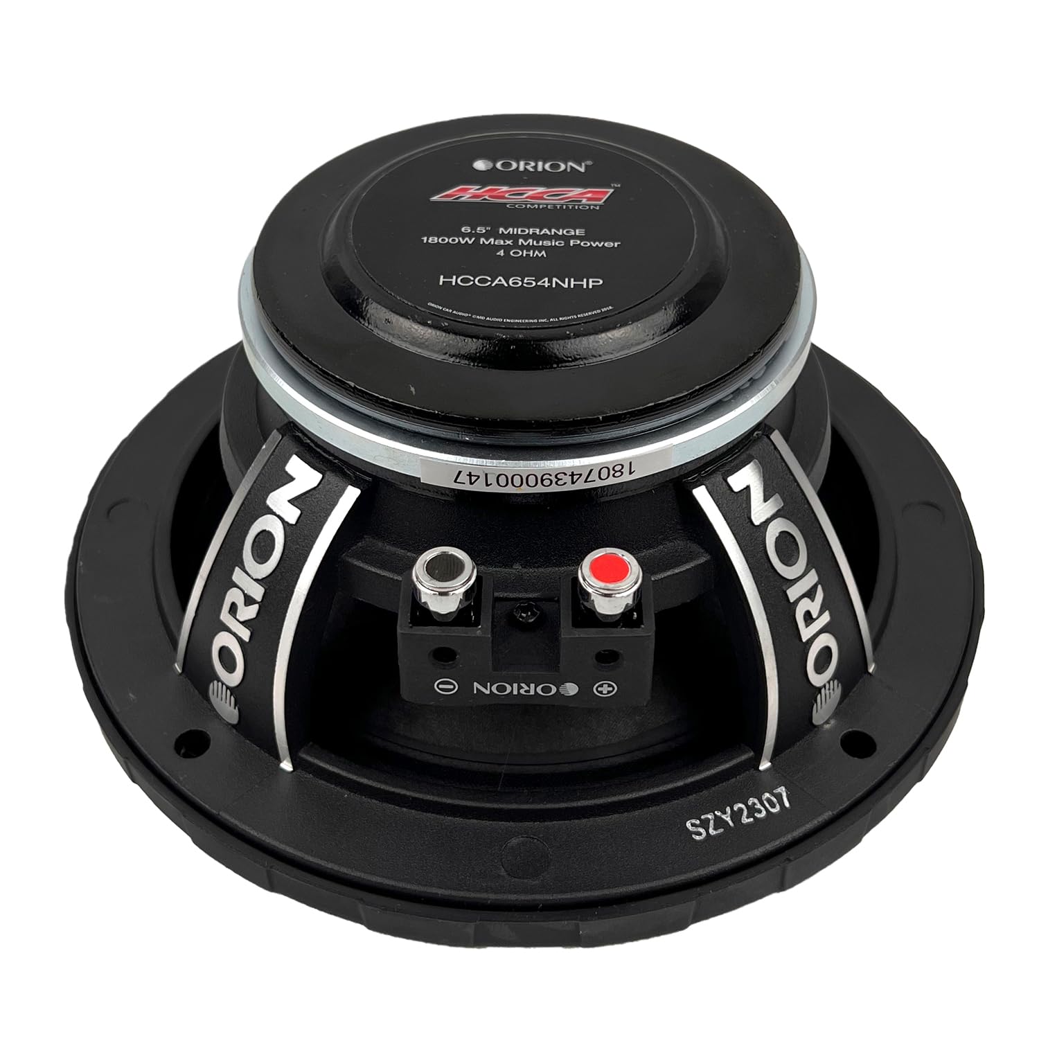 ORION HCCA654NHP HCCA Series 6.5” Ultra Efficient Neodymium Midrange Loudspeakers, 1800W Max Power, 450W RMS, 4 Ohm, 2” Voice Coil - High Output Pro Car Audio Stereo, Premium Quality Speakers (Pair) 6