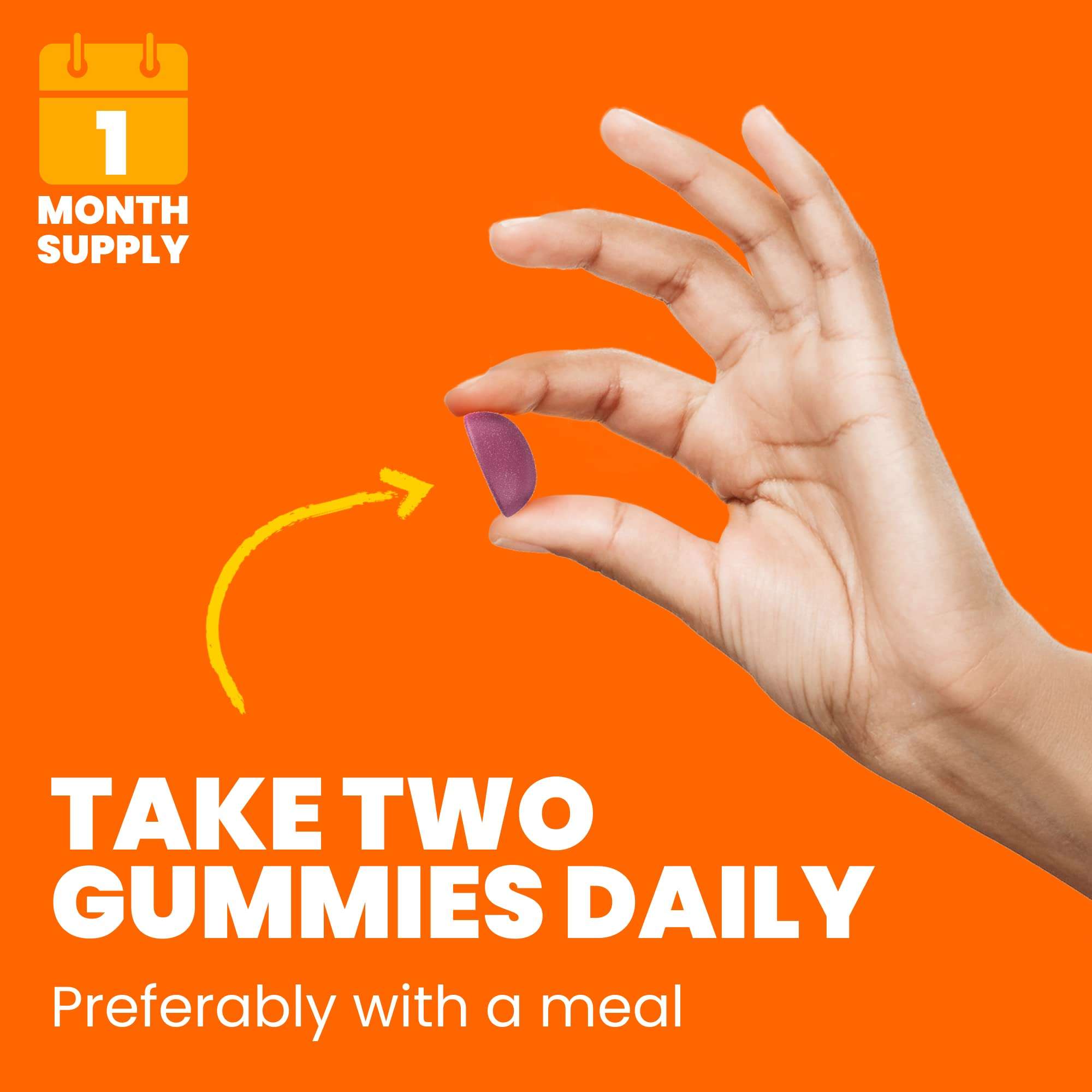 Sundown Magnesium Citrate Gummies, Supports Nerve, Bone & Muscle Health, Vegetarian, Raspberry Flavored, 60 Count (Pack of 2) 6