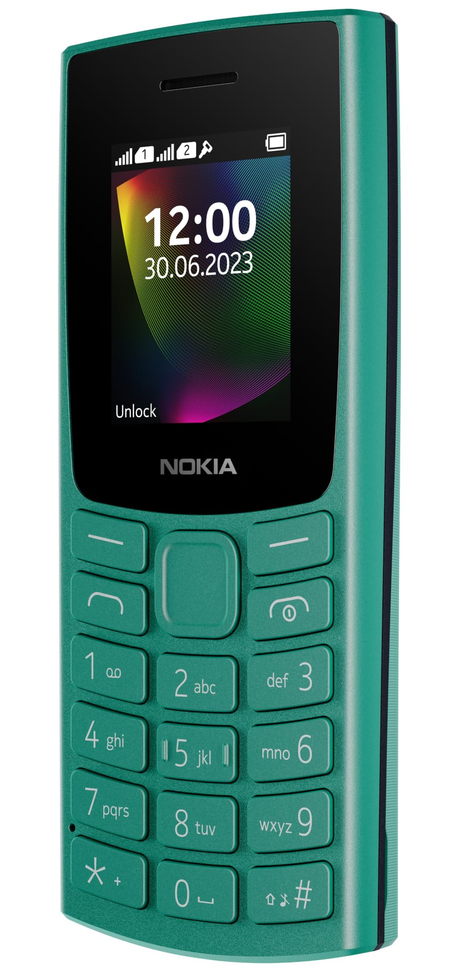 Nokia 106 Single Sim, Keypad Phone with Built-in UPI Payments App, Long-Lasting Battery, Wireless FM Radio & MP3 Player, and MicroSD Card Slot | Green 3