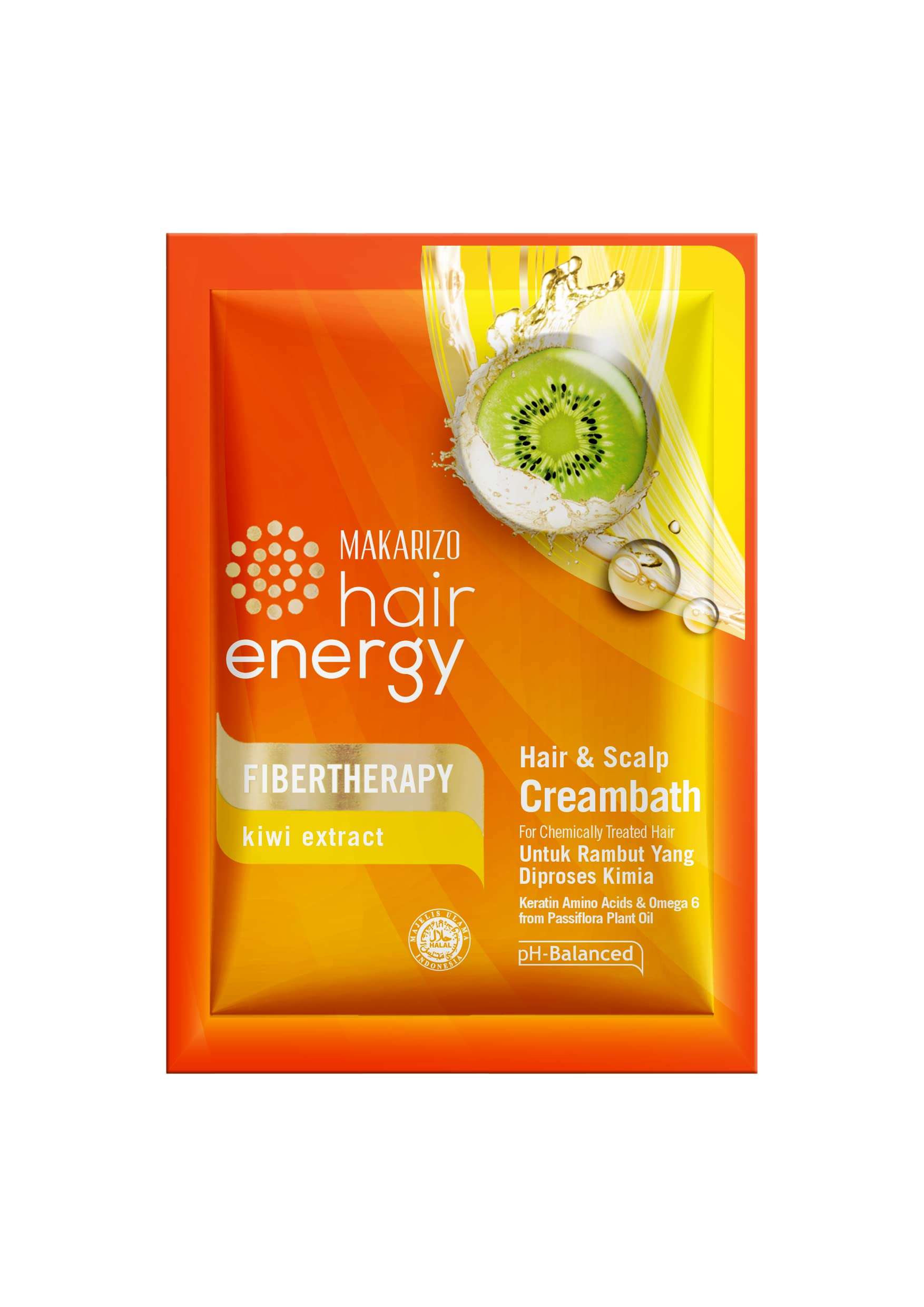 Hair Energy Fibertherapy Kiwi Creambath 60 ML 1