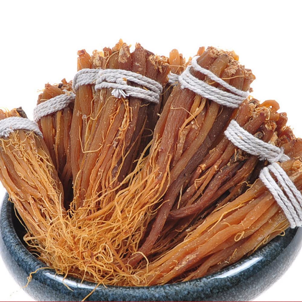Red Ginseng Roots Red Ginseng Korean Red Ginseng Whiskers Red Ginseng Supplement Red Ginseng Tea Energy Chews (250 Grams /0.55 lbs) 5