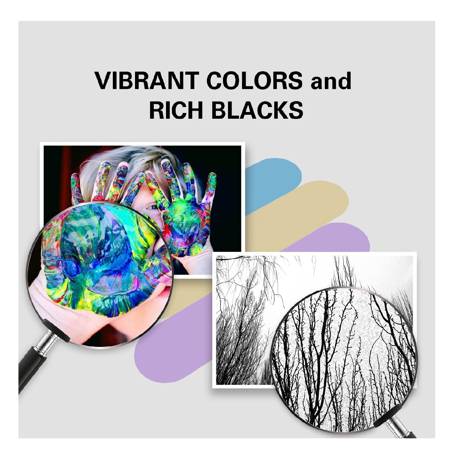 GPS Colour Your Dreams 001 Compatible Ink for Epson Printers 001 Ink Replacement for Vibrant Prints 5