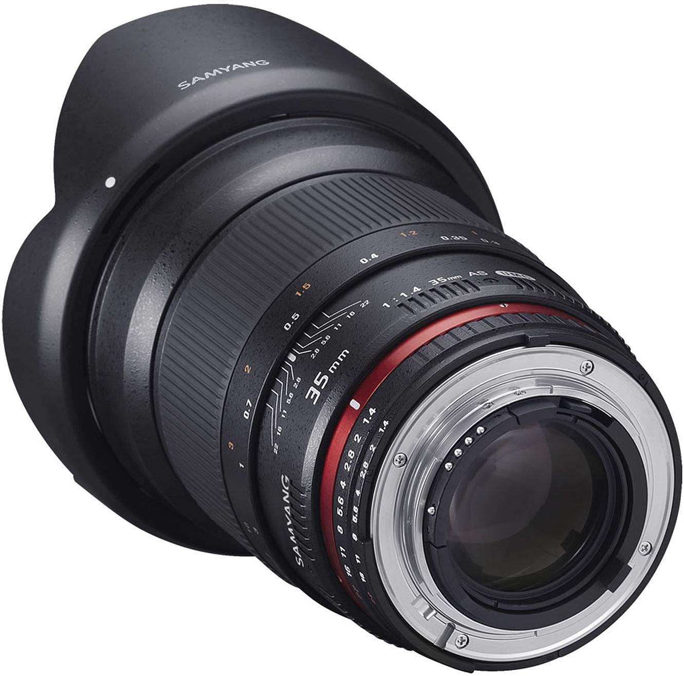 Samyang 35mm F1.4 Prime Lens for Nikon AE Camera 5