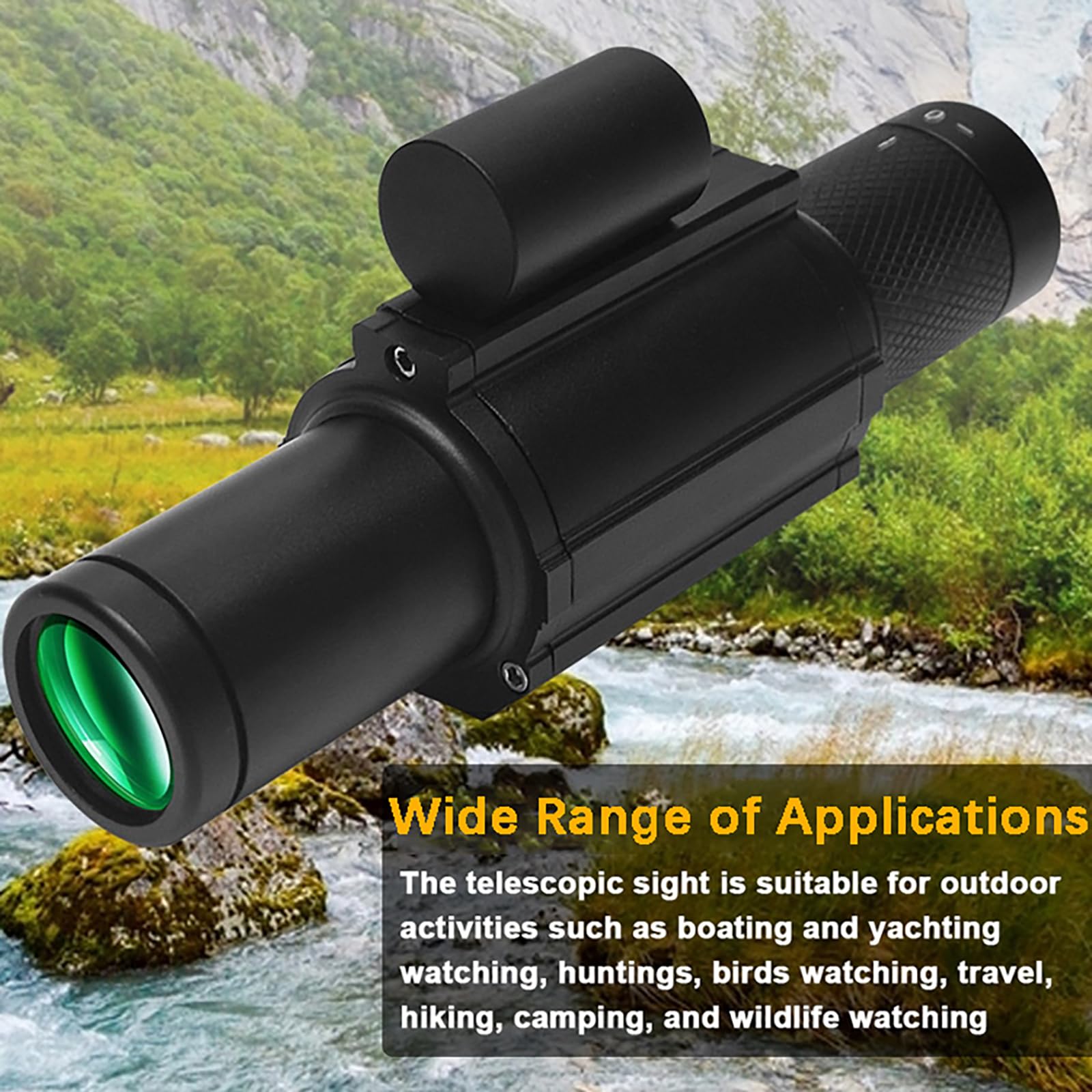 WGFXYBFY 850NM Night Vision Monocular for Adults, 1.54-Inch Infrared Night Vision Scope, Rechargeable with Infrared Light for Camping and Observe Wildlife 6