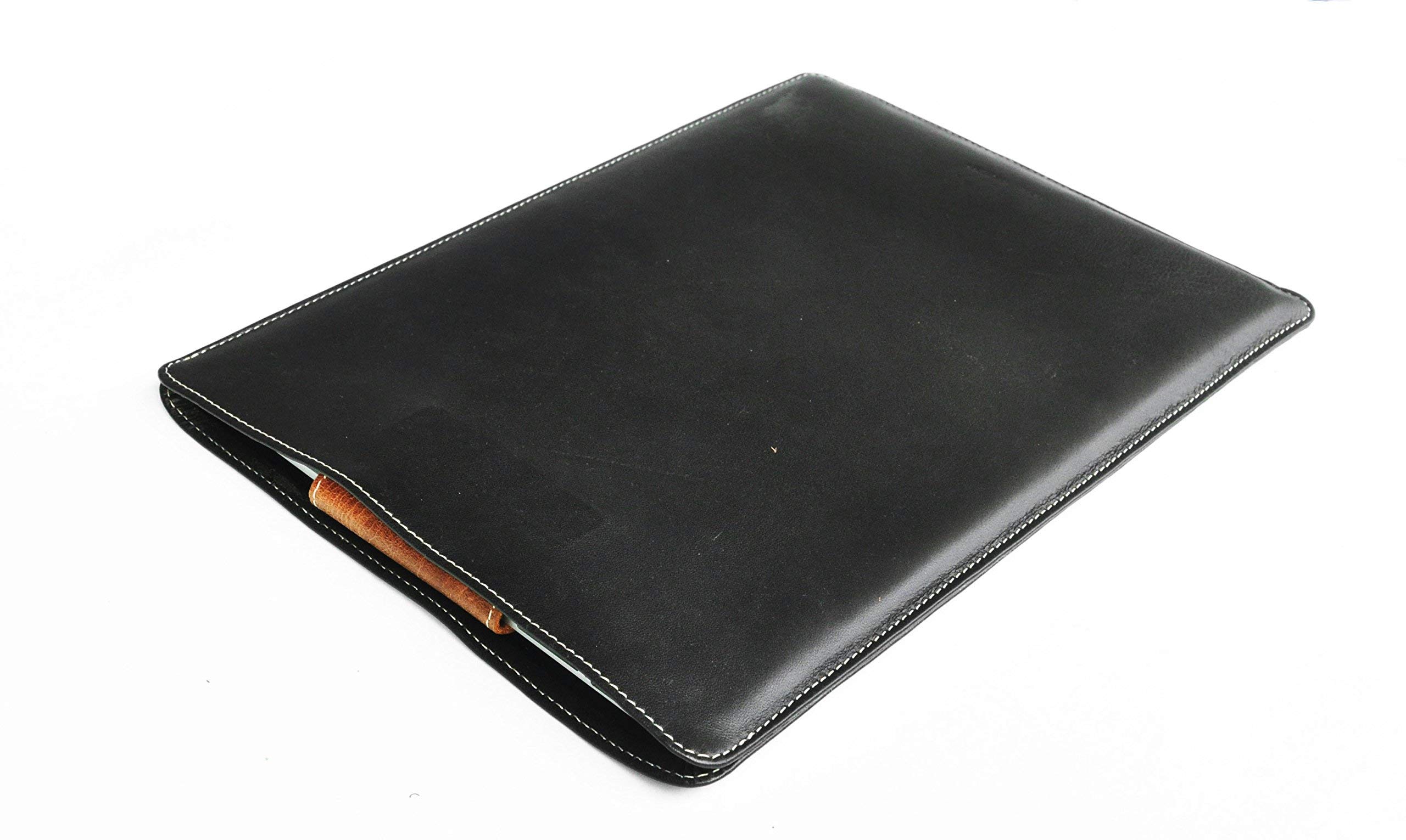 Chalk Factory Leather Sleeve, Protective Case for Galaxy Tab S7 | S7+ Tablet #ALM : Black 4