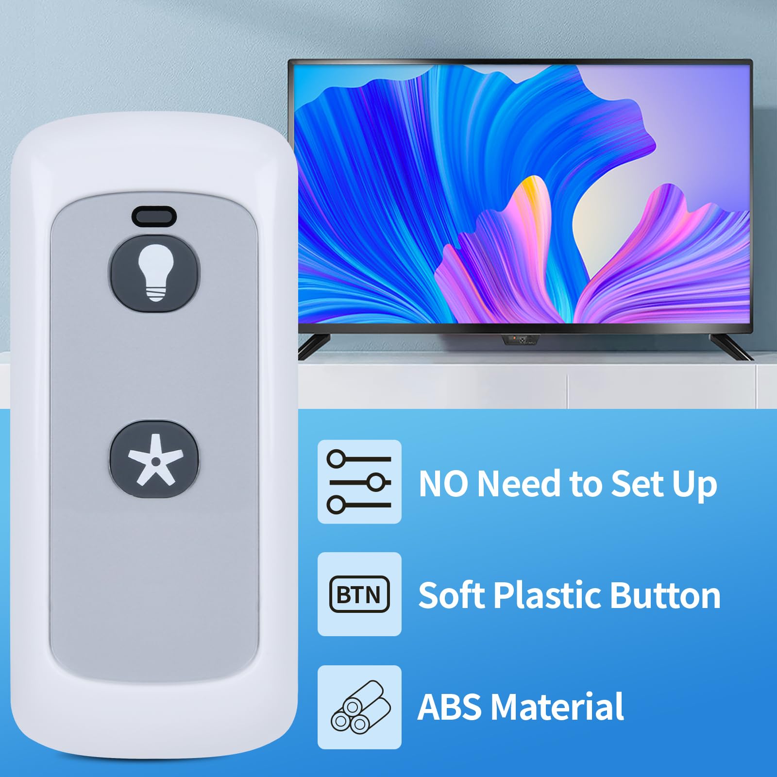 New Remote Control Replacement for Hampton Bay Hunter Universal Ceiling Fan Remote Control 340887 5