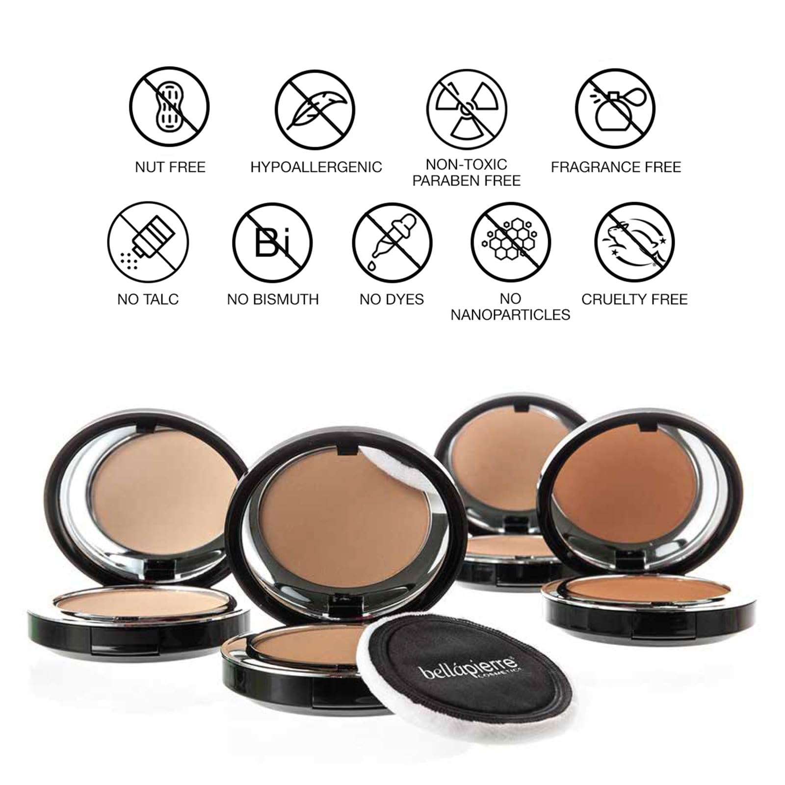 bellapierre Compact Mineral Bronzer | Beautifully Warms for a Sun Kissed Glow | Infused with Nourishing Jojoba | Non-Toxic & Paraben Free Formula - Starshine - 0.3 Oz 6