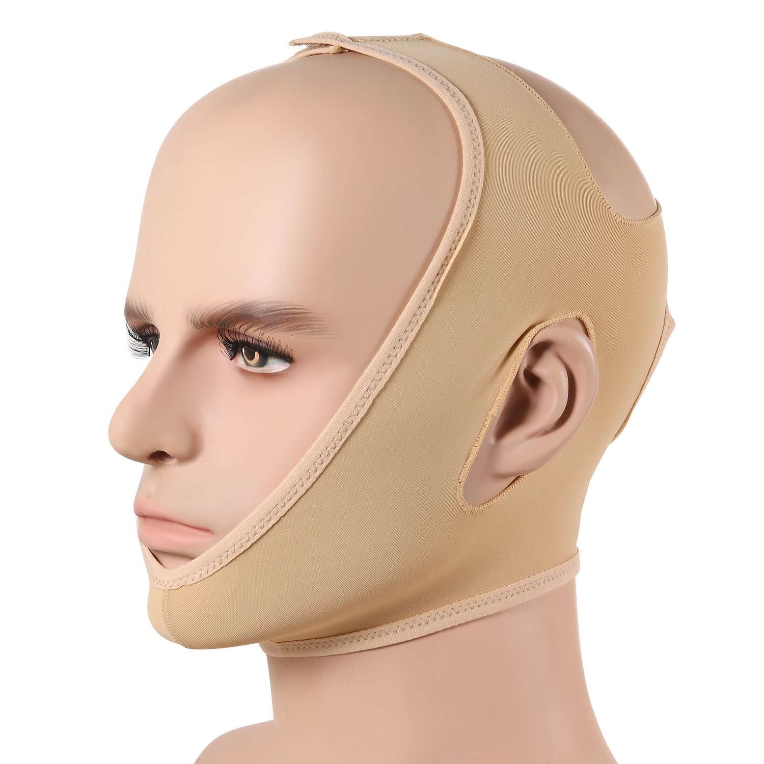 Vtrem Face Slimming Cheek Belt, V Line Facial Band, Chin Lift Up Anti Wrinkle Strap, V Face Line Slim Up Mask, Size L 1