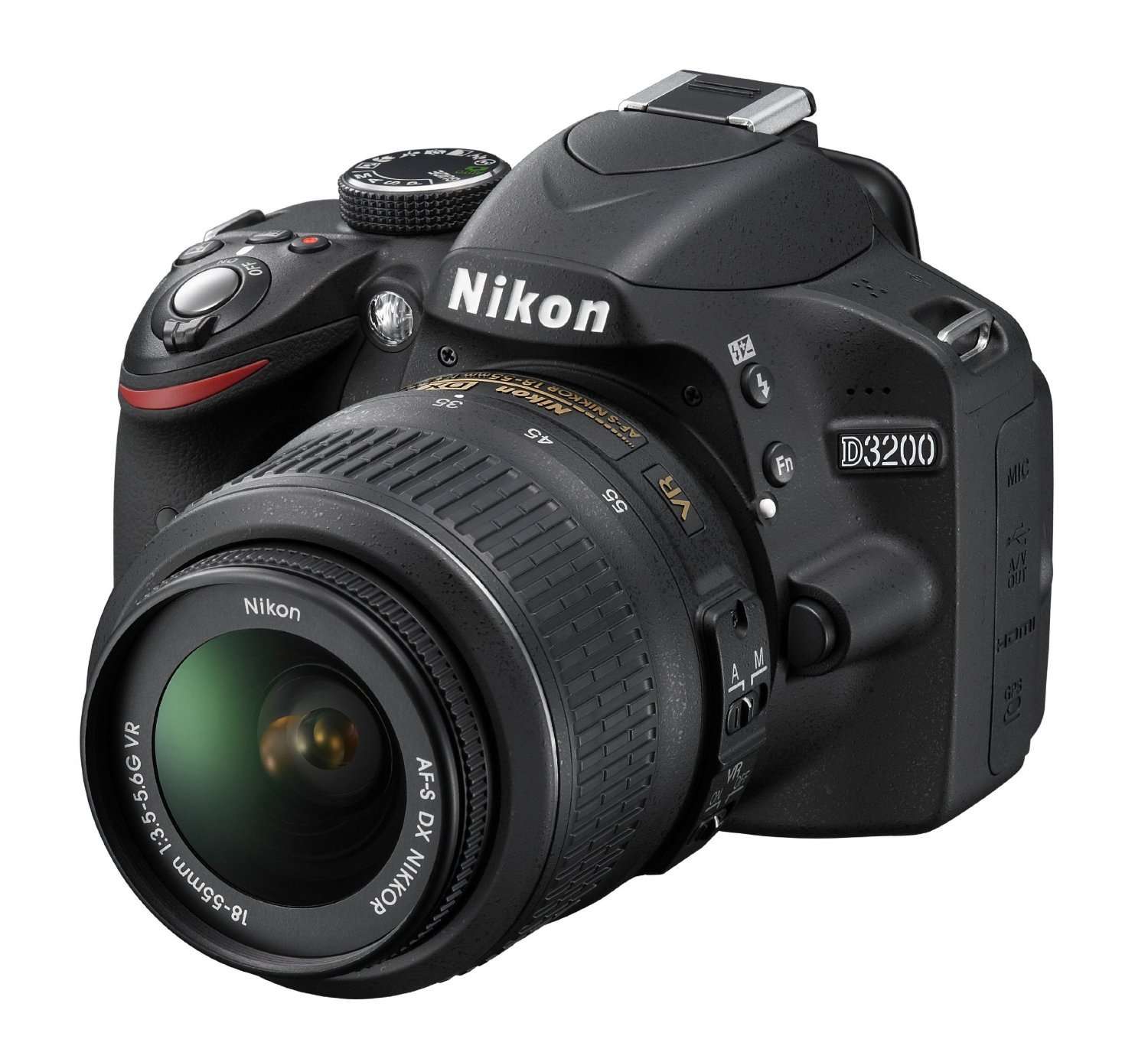 Nikon D3200 24.2 MP CMOS Digital SLR with 18-55mm f/3.5-5.6 AF-S DX VR NIKKOR Zoom Lens (Import) 1