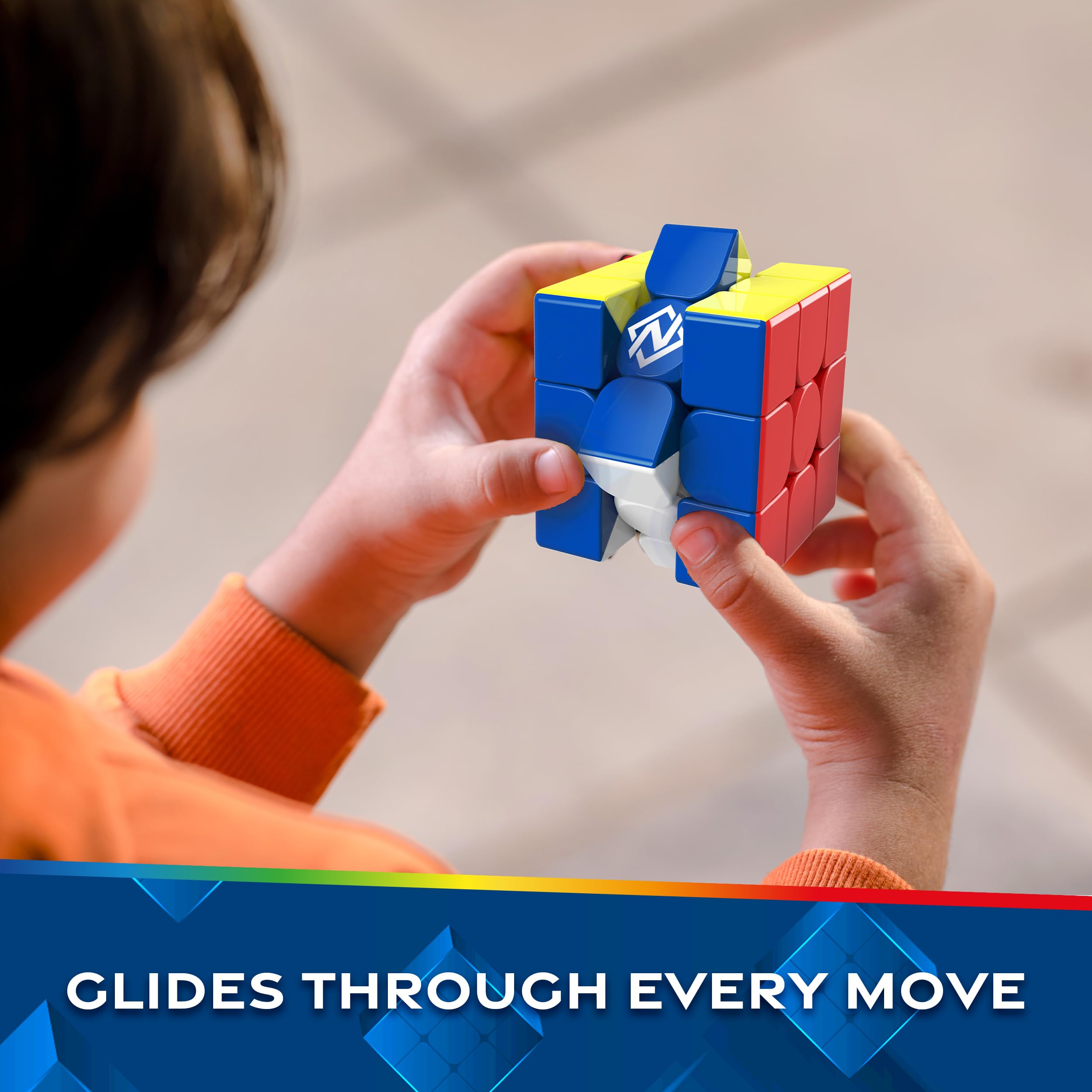 Goliath NEXcube | 3x3 Classic Stickerless Speed Cube | Super Smooth for Fast Action Play | Problem-Solving Brainteaser | Color-Matching Puzzle, Fidget Toy, and Sensory Puzzle 6