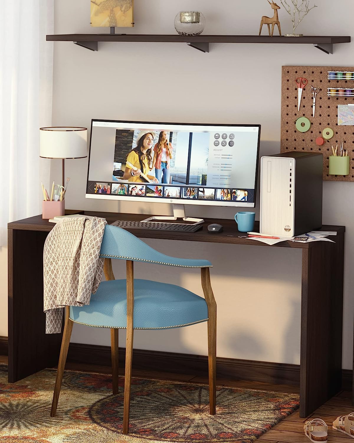 HP Pavilion Desktop, AMD Ryzen 5 5600G, 8GB RAM, 1TB HDD, 256GB SSD, Windows 11 Pro, HDMI, Wi-Fi 5, Bluetooth, USB Ports, Natural Silver, PCM 6