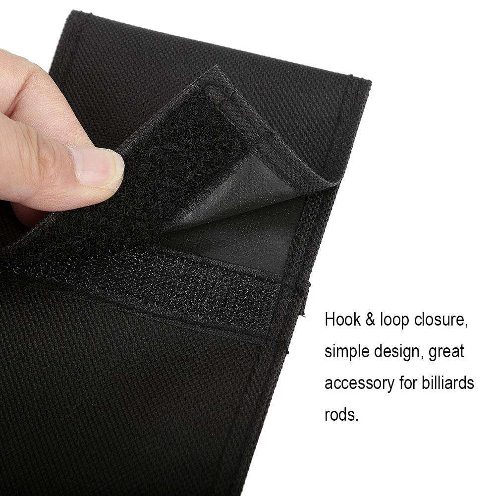 Yosoo Health Gear Portable Billiard Cue Bag, Black Nylon Billiard Cue Sticks Bag with Adjustable Strap for Protecting Billiard Pool Snooker Rod, 1/2 Type 3/4 Type Optional(American 5