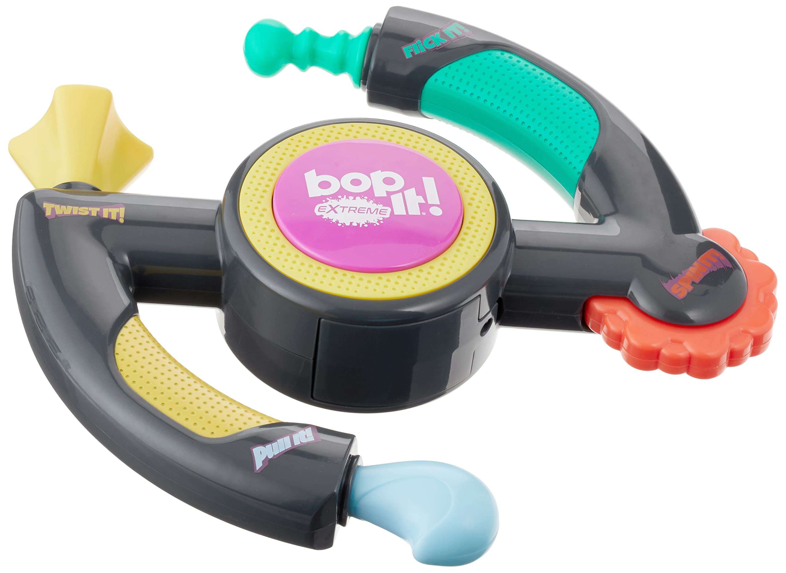 Hasbro Gaming Bop It Extreme Electronic Game for 1 or More Players, Fun Party Interactive Game for Kids Ages 8+, 4 Modes Including One-On-One Mode (Amazon Exclusive) 1