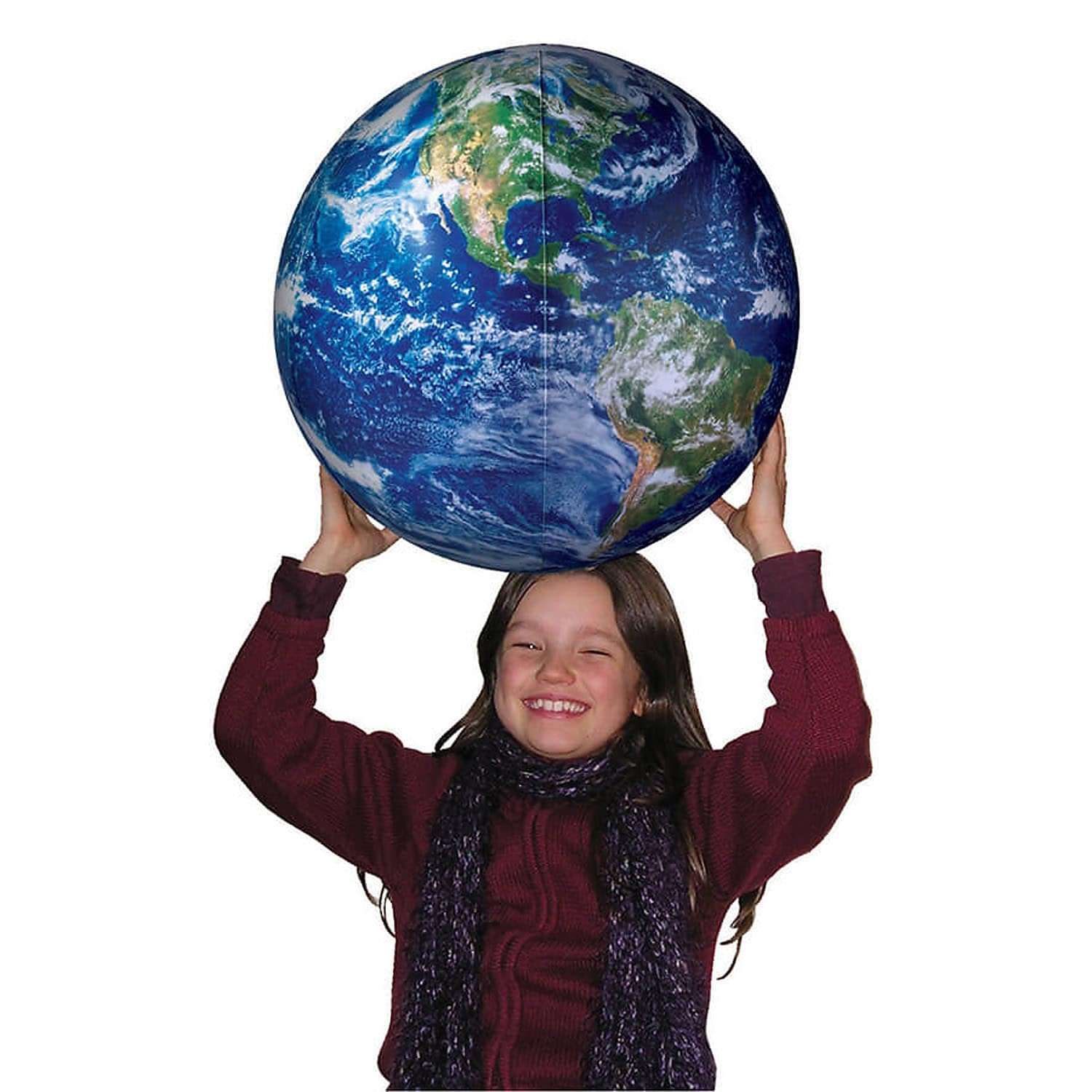 Pacon Inflatable 16" Diameter EarthBall Globe 2