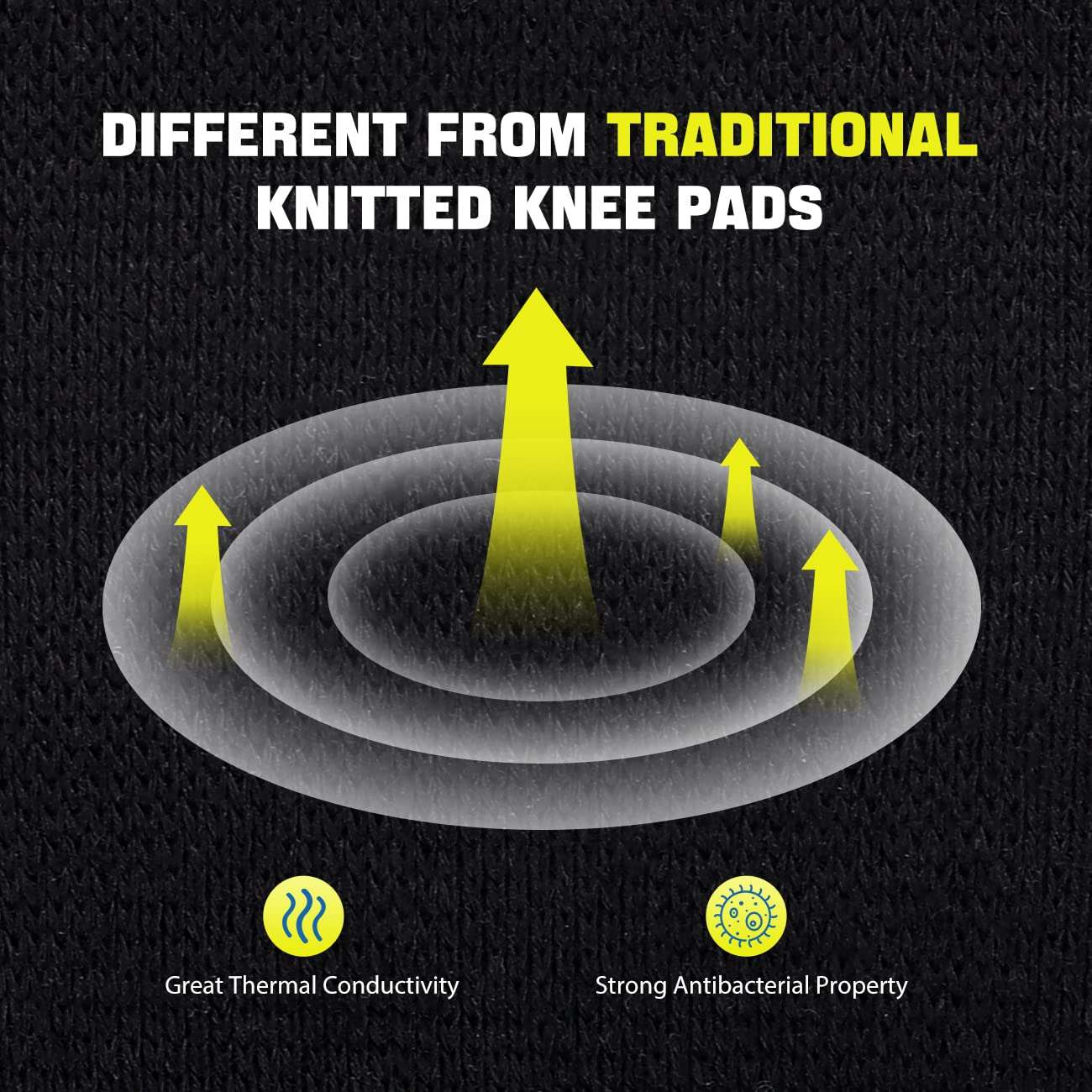 Volleyball Knee Pads for Men Women Boy Girl , Knee Protector Knee Supporter . Knee compression Sleeve with high Protection Cushion for Volleyball ,Running ,House Cleaner , Worker , Weight lifting , Dancer 6