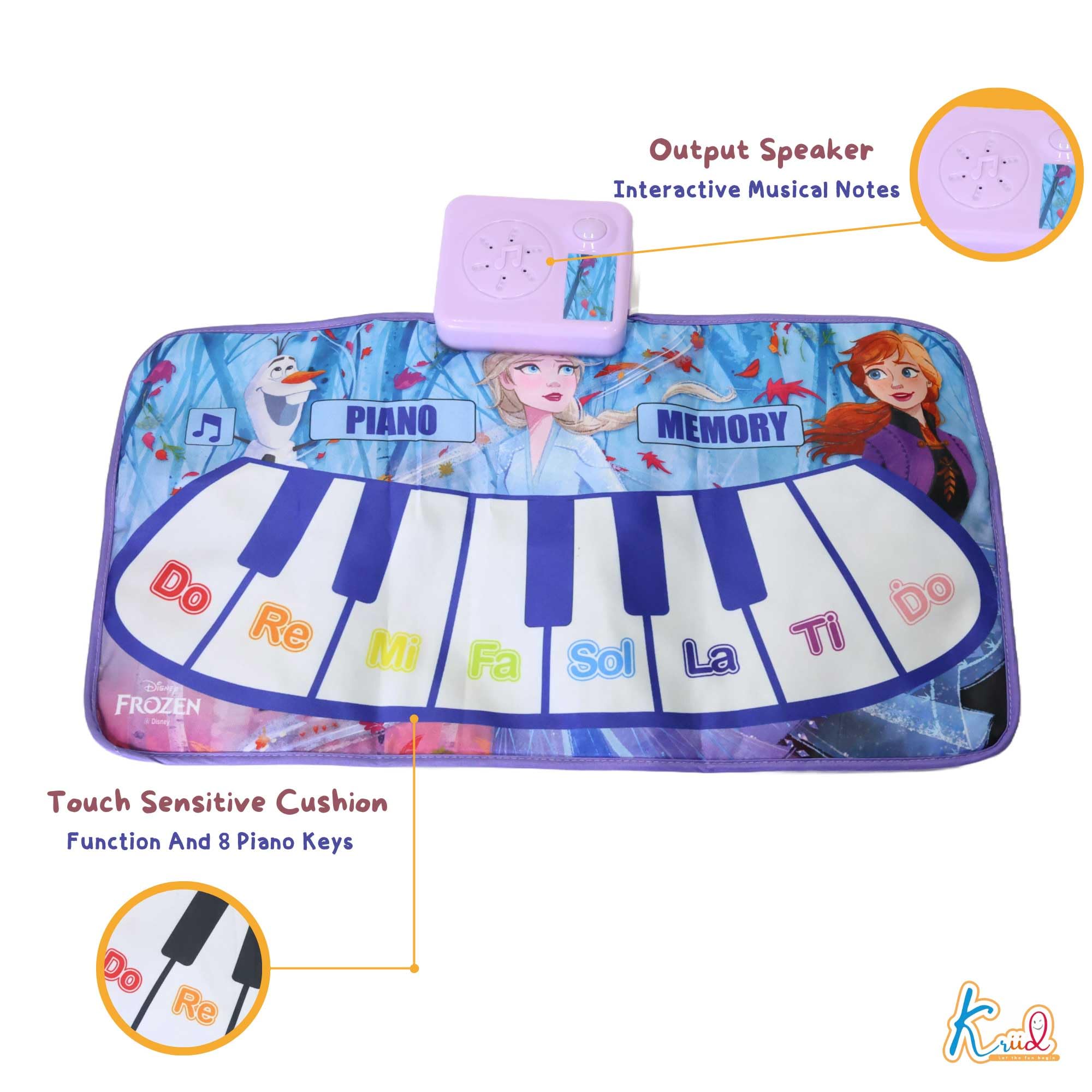 Kriiddaank Piano Music Mat-Frozen 4