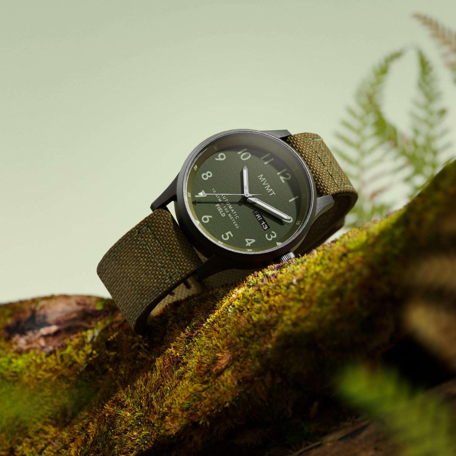 MVMT Field Men's Automatic Watch (Pine Green) 5