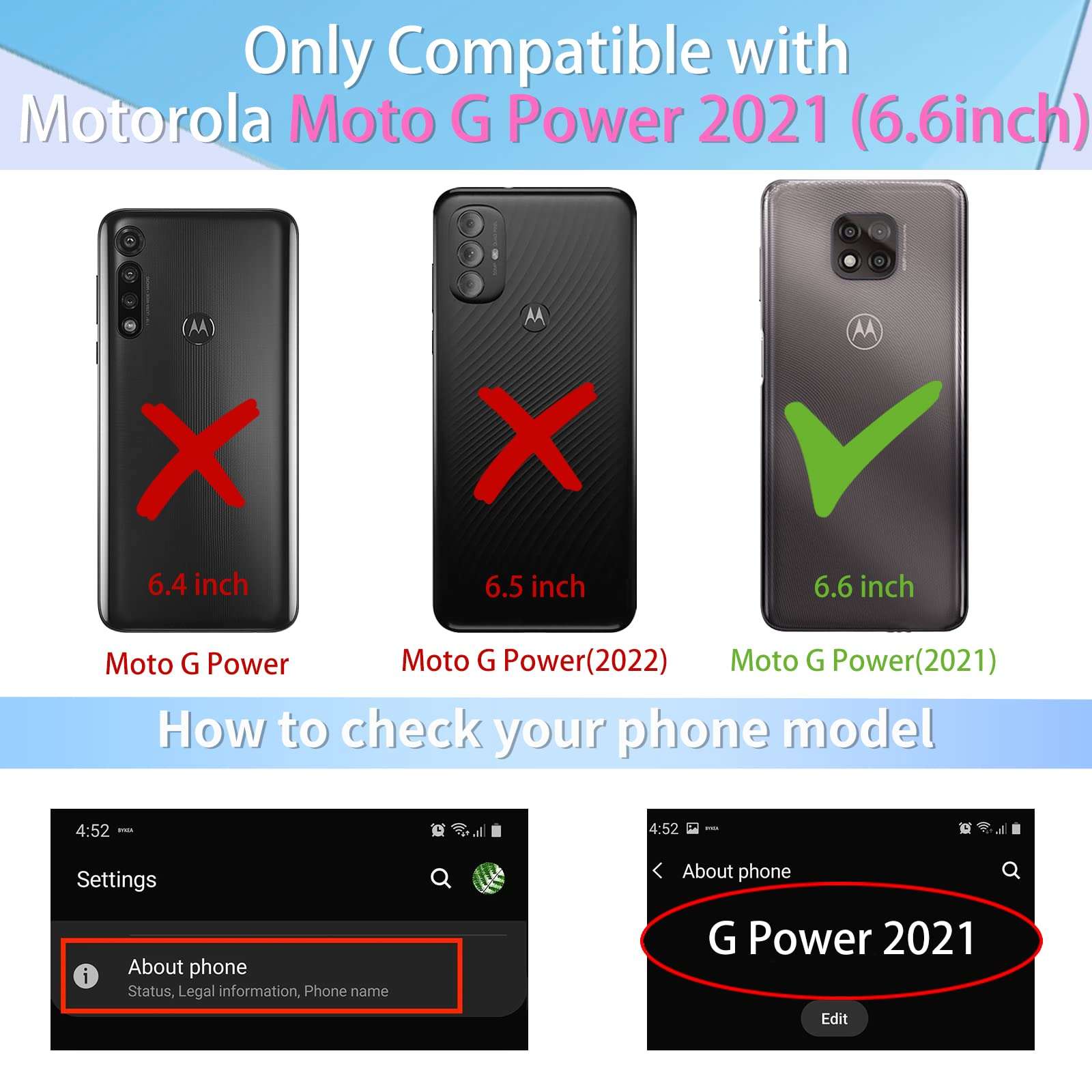 Trendy Fun Black Mini for Motorola Moto G Power 2021 Case with Wrist Strap for Girls Women Girly Cute Cartoon Character Wristband Lanyard Funny Cool Kawaii Phone Cases Cover for Moto G Power 2021 3