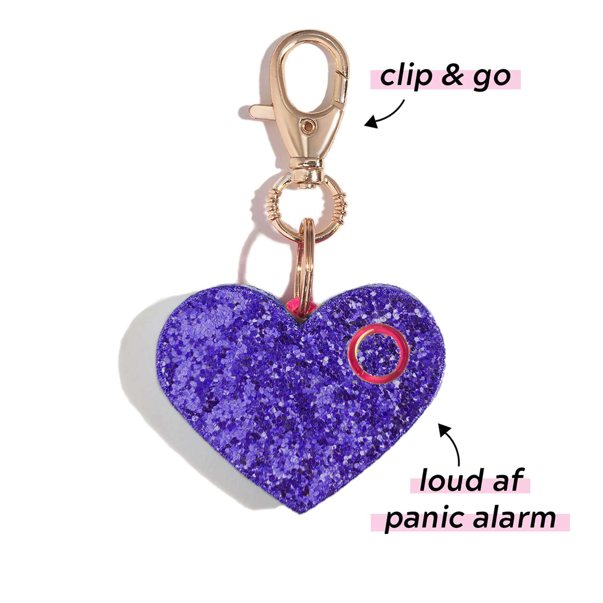 BLINGSTING Personal Safety Alarm for Women Purple 3