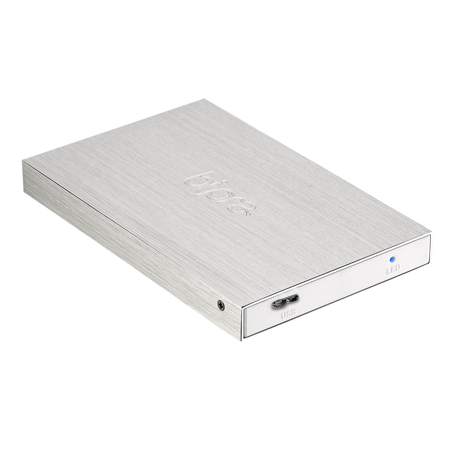 BIPRA 80GB 80 GB USB 3.0 2.5 inch NTFS Portable External Hard Drive - Silver 2