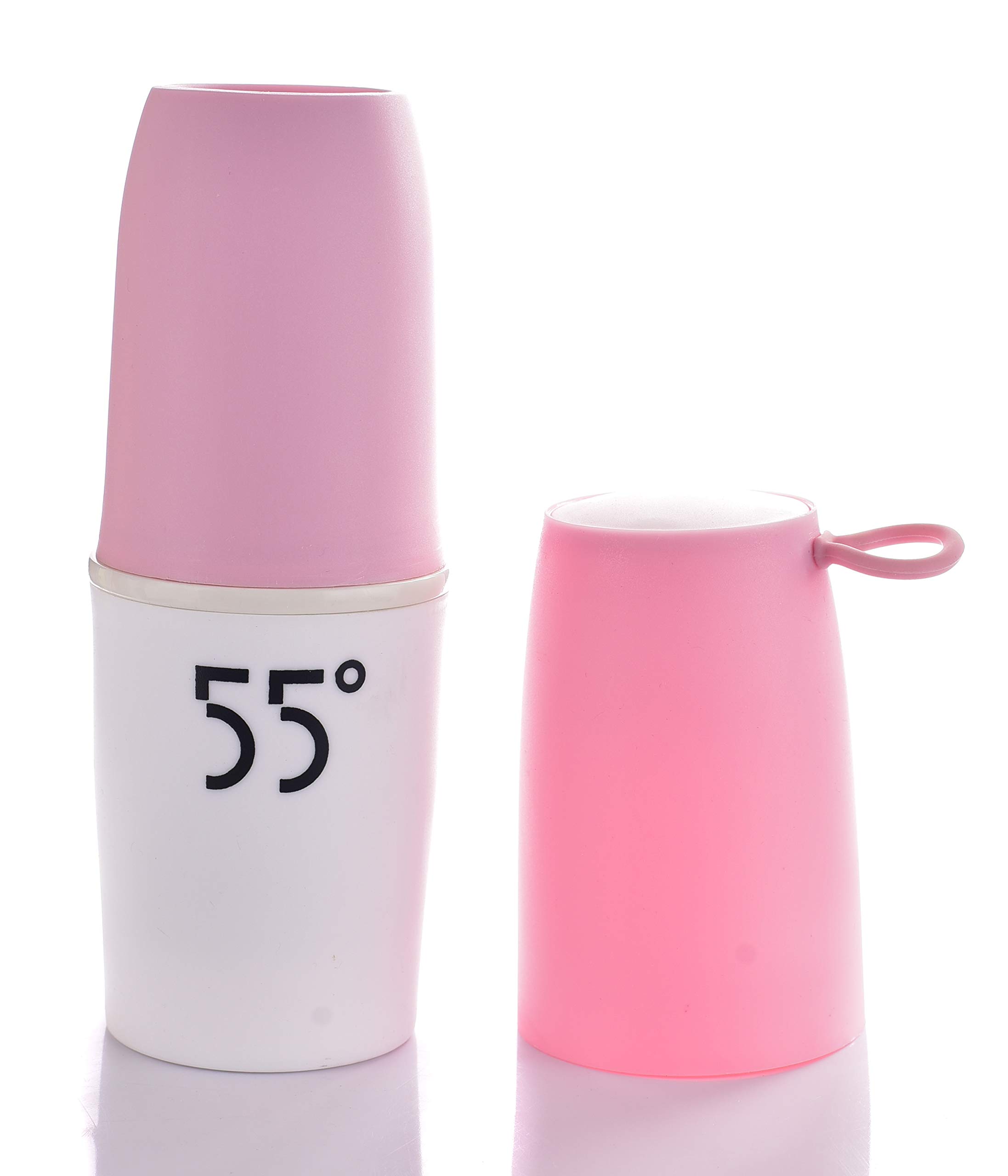 IRIS Shake Cup Stay Constant 55 Degree Water Cup Rapid Cooling Temperature to 131 Degree Fahrenheit Stainless Steel Water Bottles 4