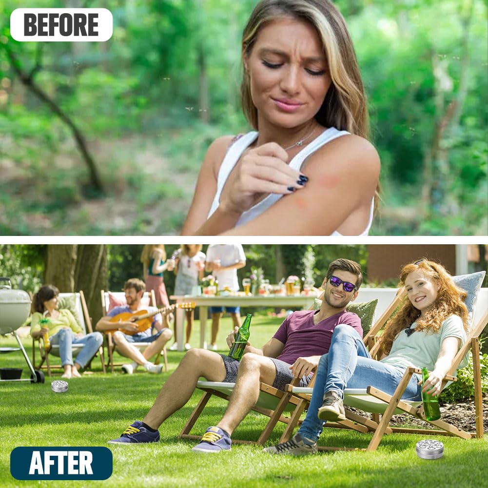 NCOPDFF Mosquito Repellent Outdoor Patio, Mosquitoes Deterrent for Yard,Mosquito Repellent Indoor, Outdoor Mosquito Control, Keep Mosquito Away,Plant Based Ingredients,Great for Room/Travel/Camping-2P 4