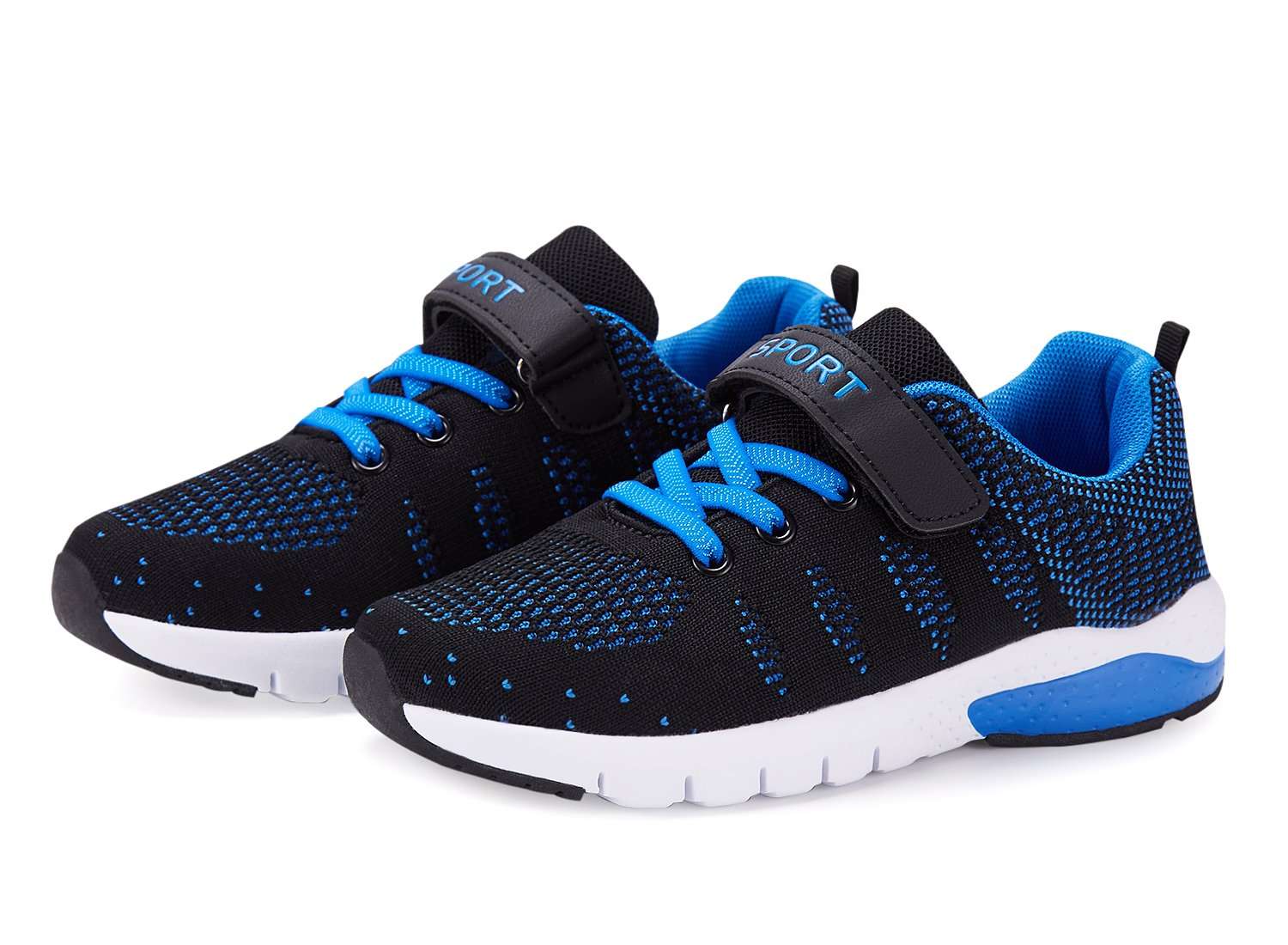 MAYZERO Kids Tennis Shoes Breathable Athletic Shoes Lightweight Walking Running Shoes Fashion Sneakers for Boys and Girls Blue 6