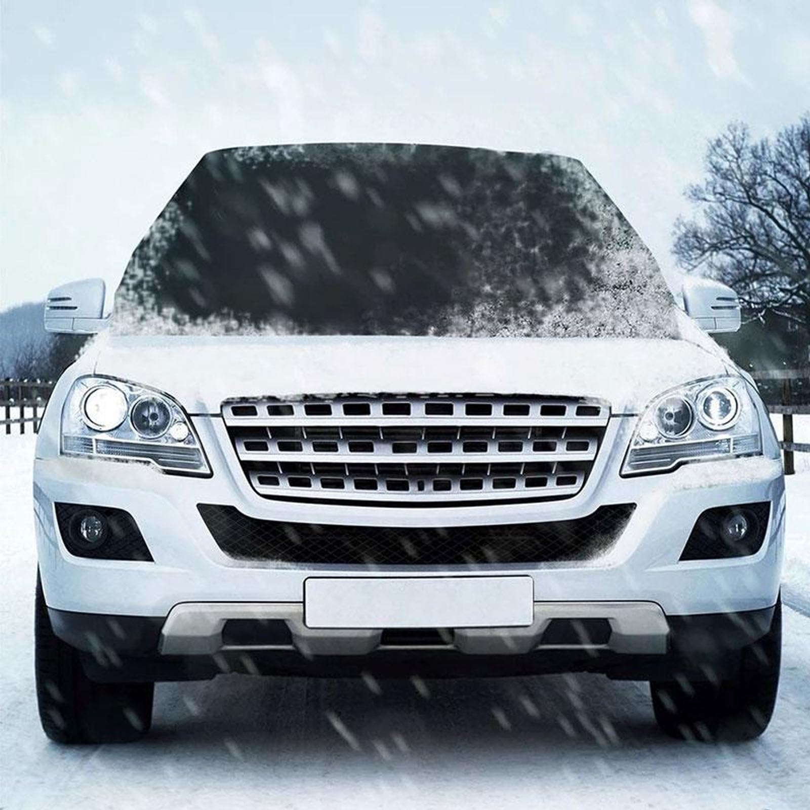 Weatherforce 360 All-Weather Windshield Ice Cover, Car Windshield Cover for Ice and Snow, Waterproof, Side Mirror Protector, Fits for Most Standard Cars & SUV (Large) 4