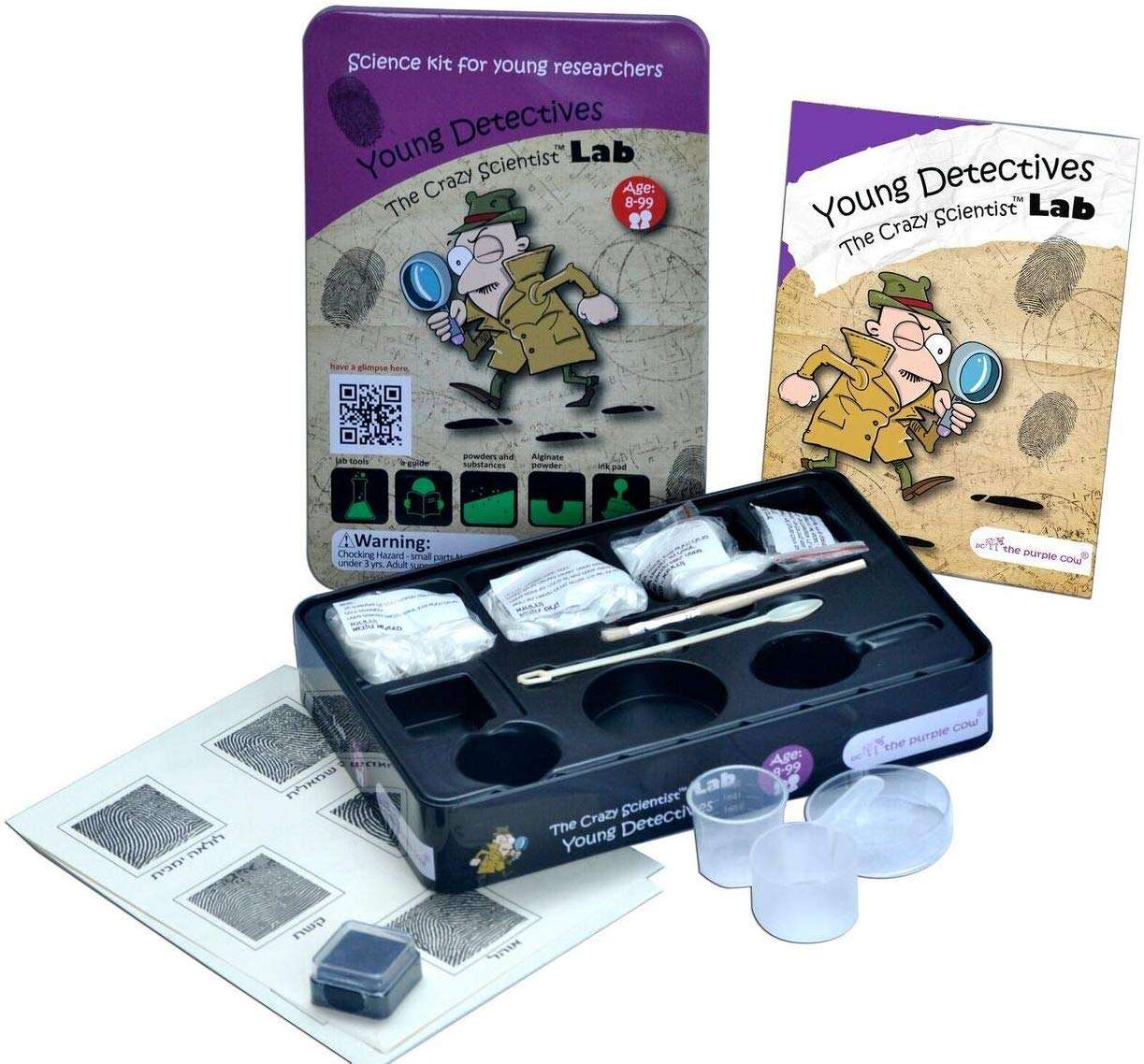 The Purple Cow The Crazy Scientist Lab Young Detectives Science Kit, Model Number: 5522023 2