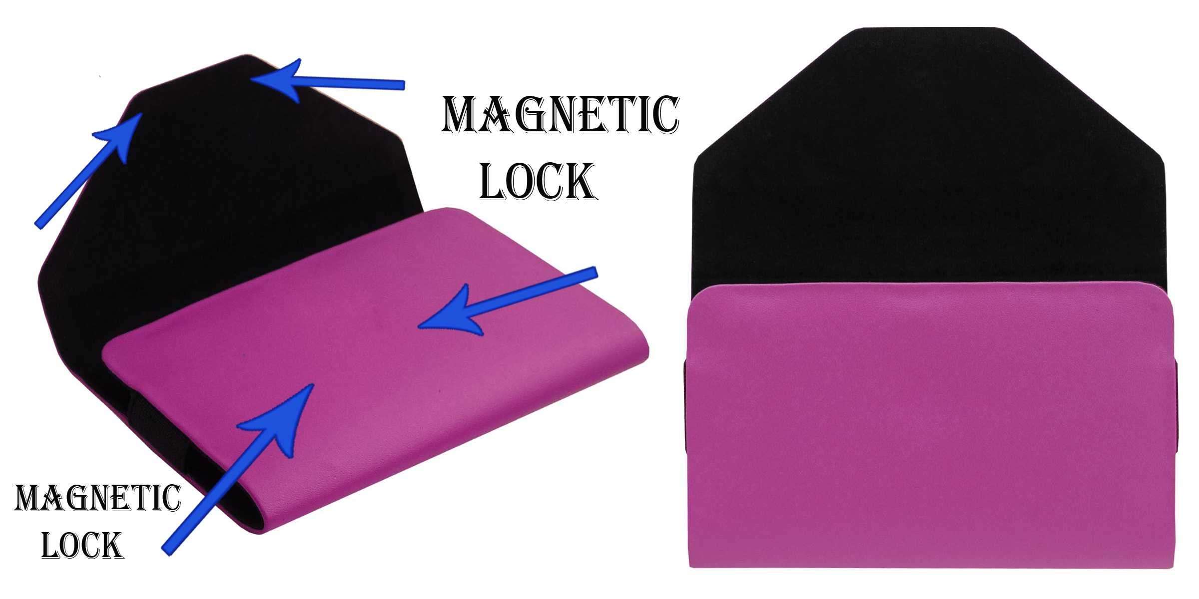 ACM Premium Flip Flap Pouch Case Compatible with Maplin G1 Mobile Leather Cover Pink 6