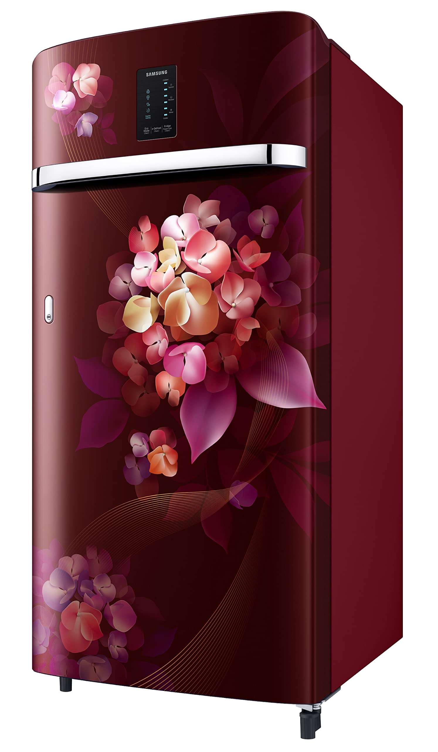 Samsung 189L 4 Star Inverter Direct-Cool Single Door Digi-Touch Refrigerator Appliance (RR21C2E24HT/HL,Hydrangea Plum) 2023 Model 4