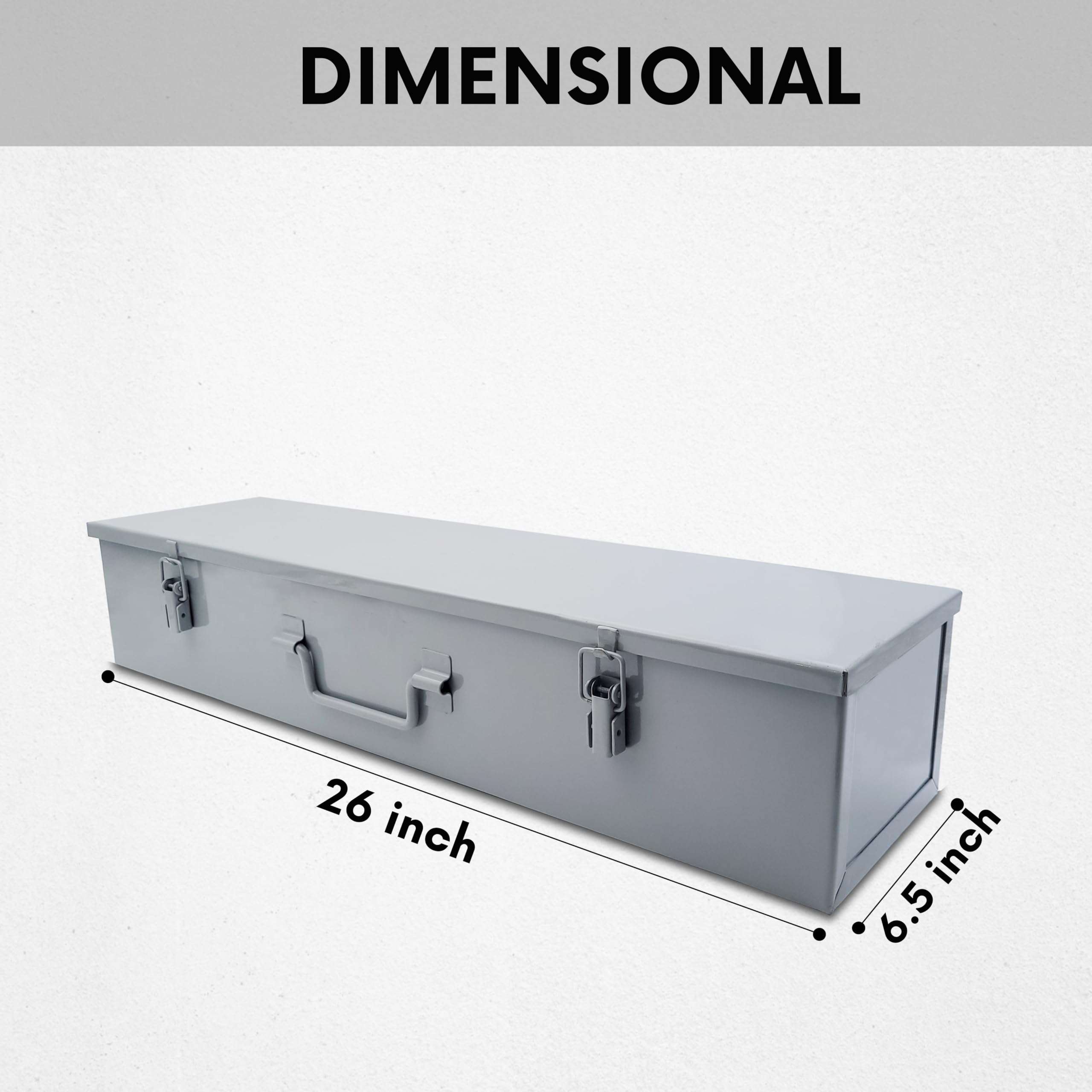 Staten Tools 38625 Metal Carrying Case fits Ridgid 12-R Die Heads 12R Ratchet and Handle 6