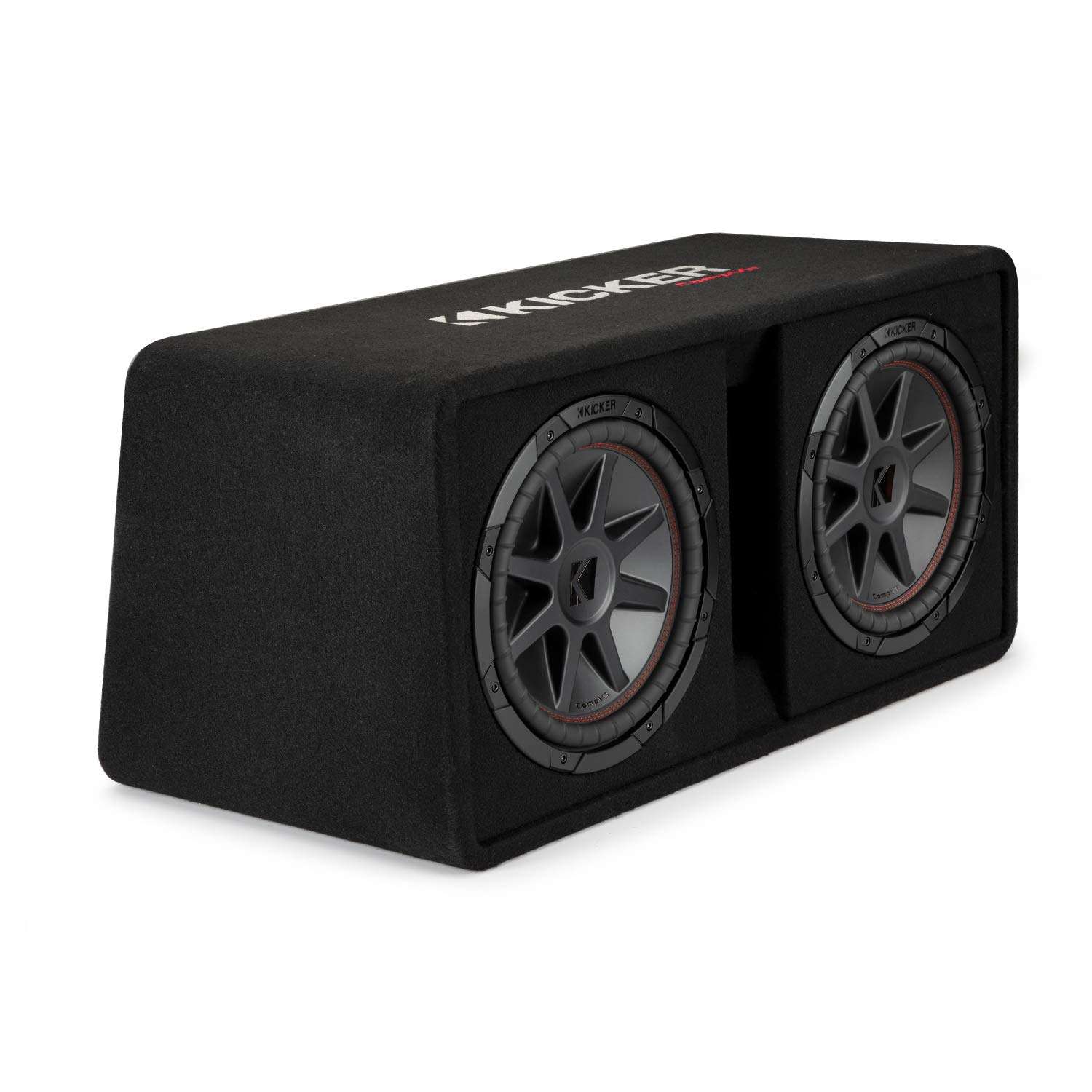 KICKER CompVR 12" (30cm) Dual subwoofers in Vented Box, 2-ohm, RoHS Compliant 1