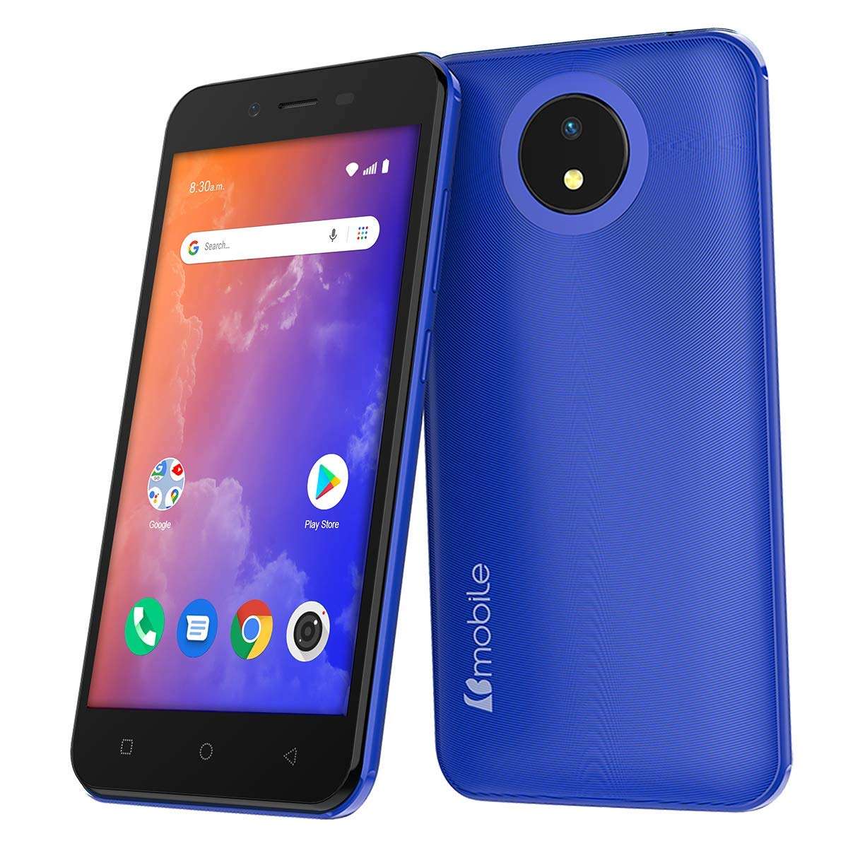 Bmobile Cellphone Smartphone Unlocked B50 Pro 32 GB ROM Dual SIM Blue Screen Touch with Android GO 1